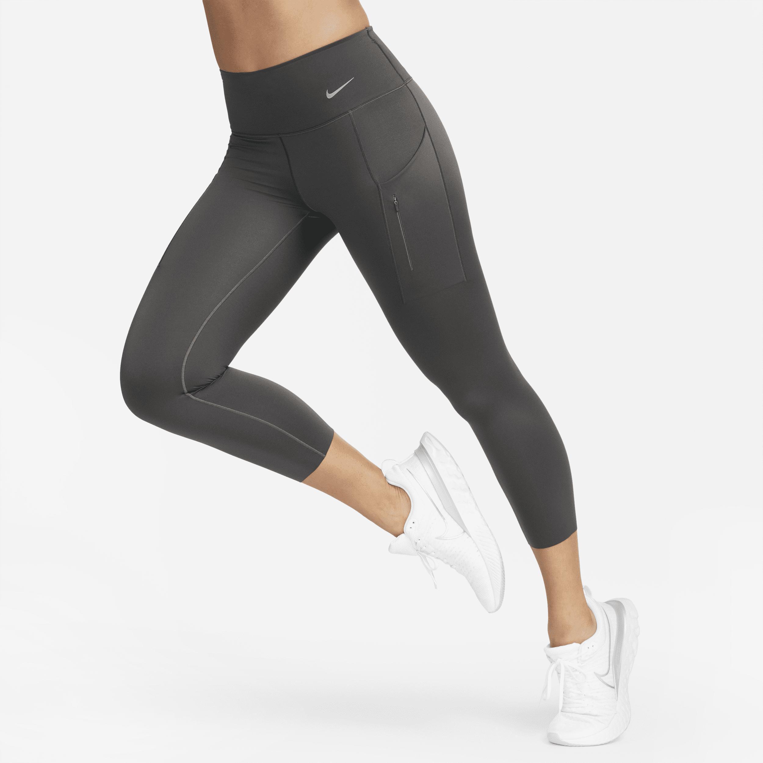 Nike Womens Go Firm-Support Mid-Rise Cropped Leggings with Pockets Product Image