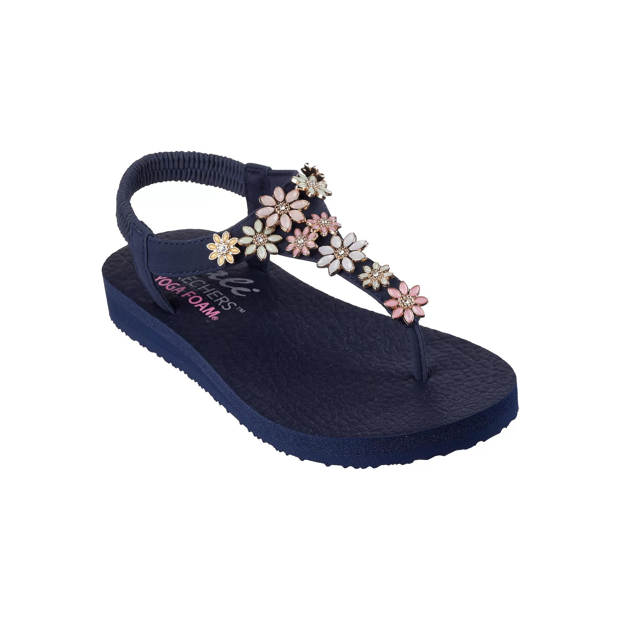 Skechers Cali® Meditation Happy Daisies Women's Sandals, Size: 8, Blue Team Product Image