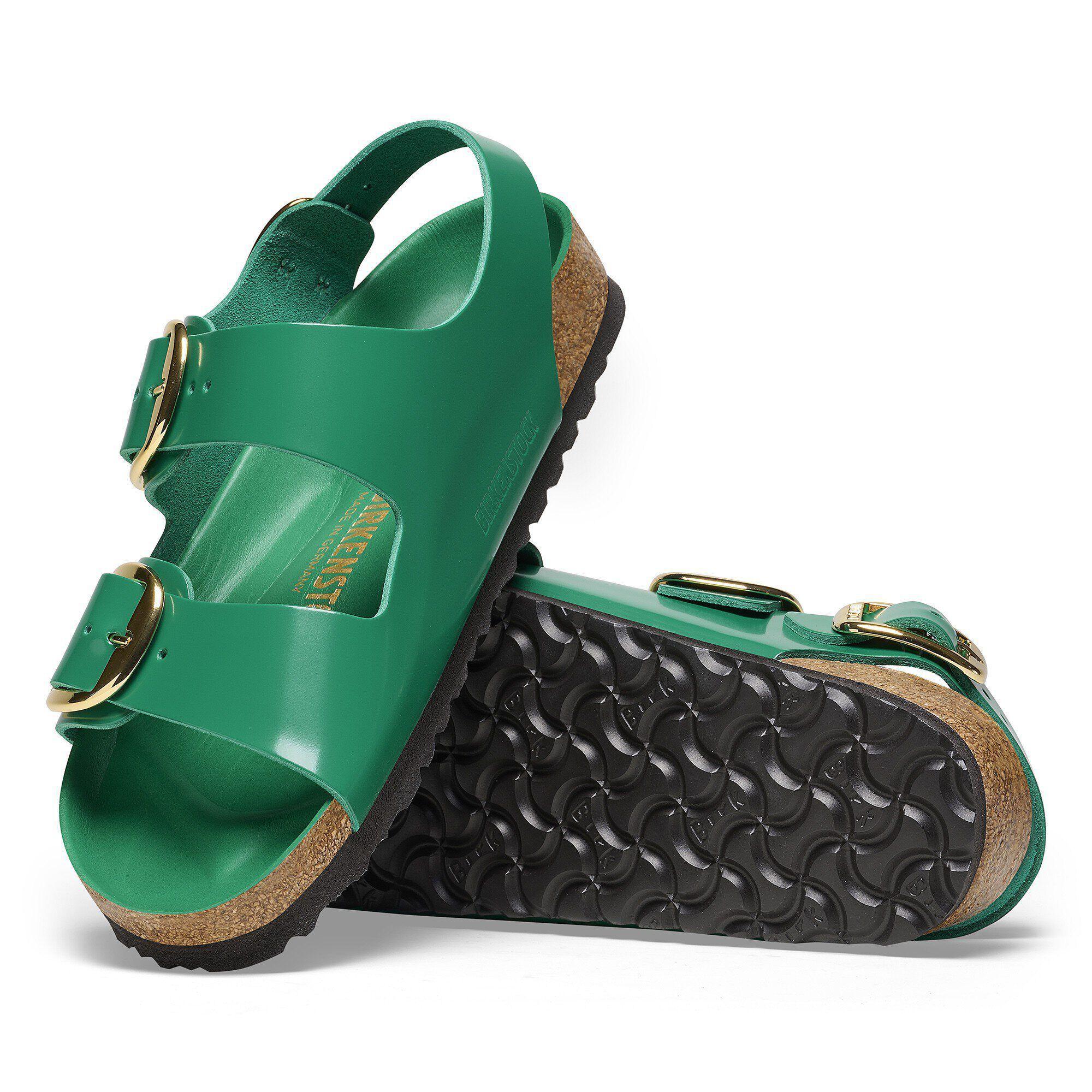 Milano Big Buckle Natural Leather Patent Product Image