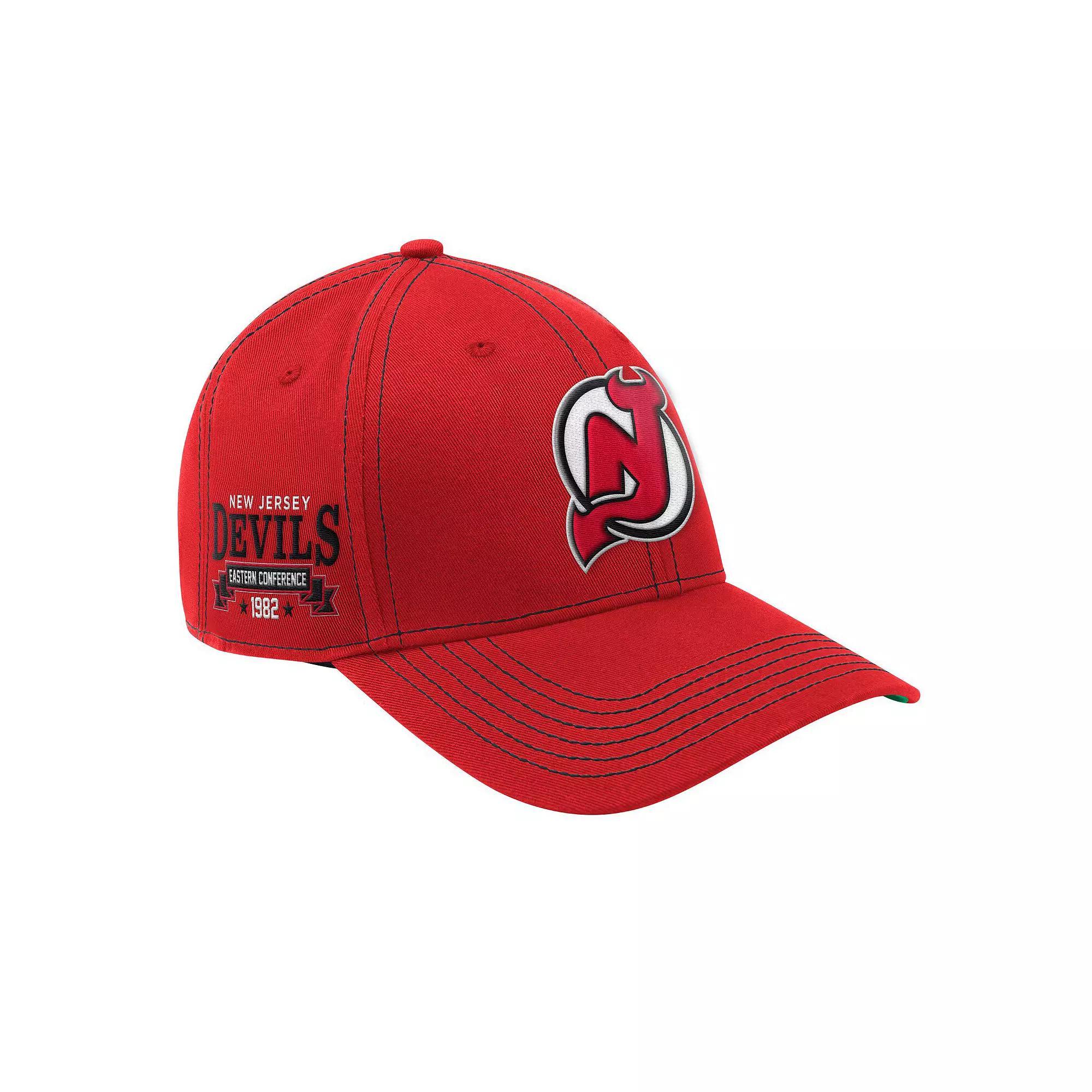 Men's Starter  Red New Jersey Devils Sphere II Curved Starfit Adjustable Hat, Nhl Red Product Image