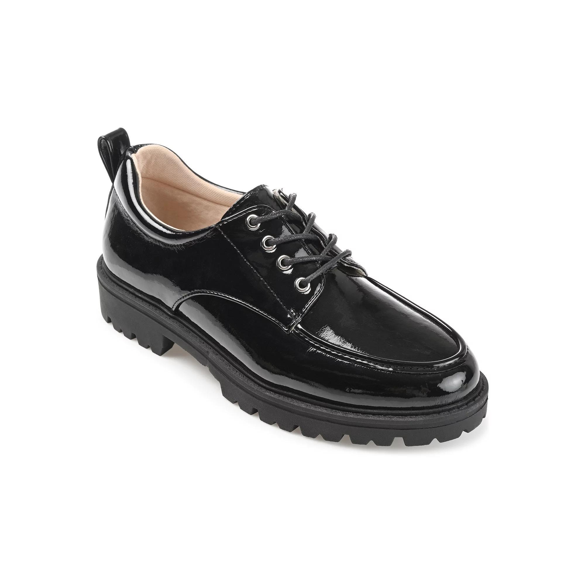 Journee Womens Tru Comfort Foam Zina Oxford Shoes Ivory Product Image