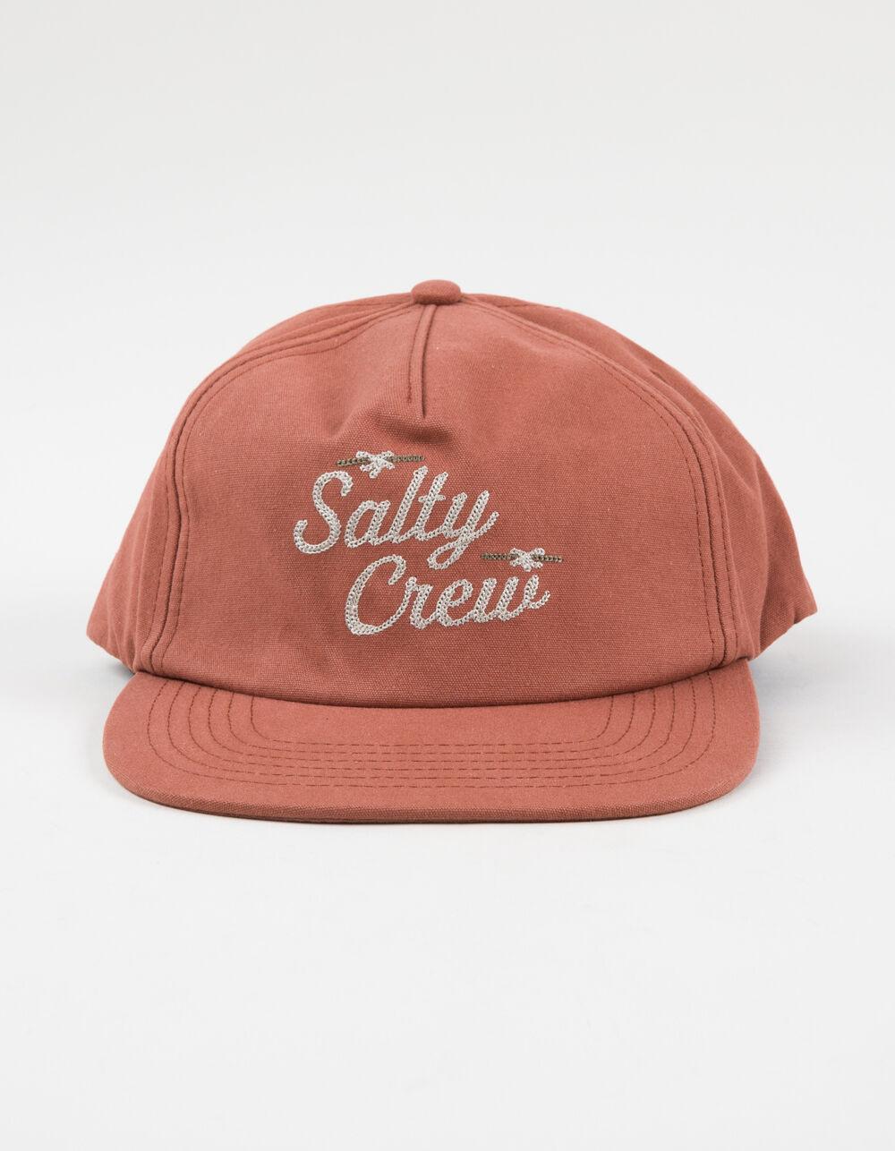 SALTY CREW Dockside 5 Panel Snapback Hat  - BRICK Product Image