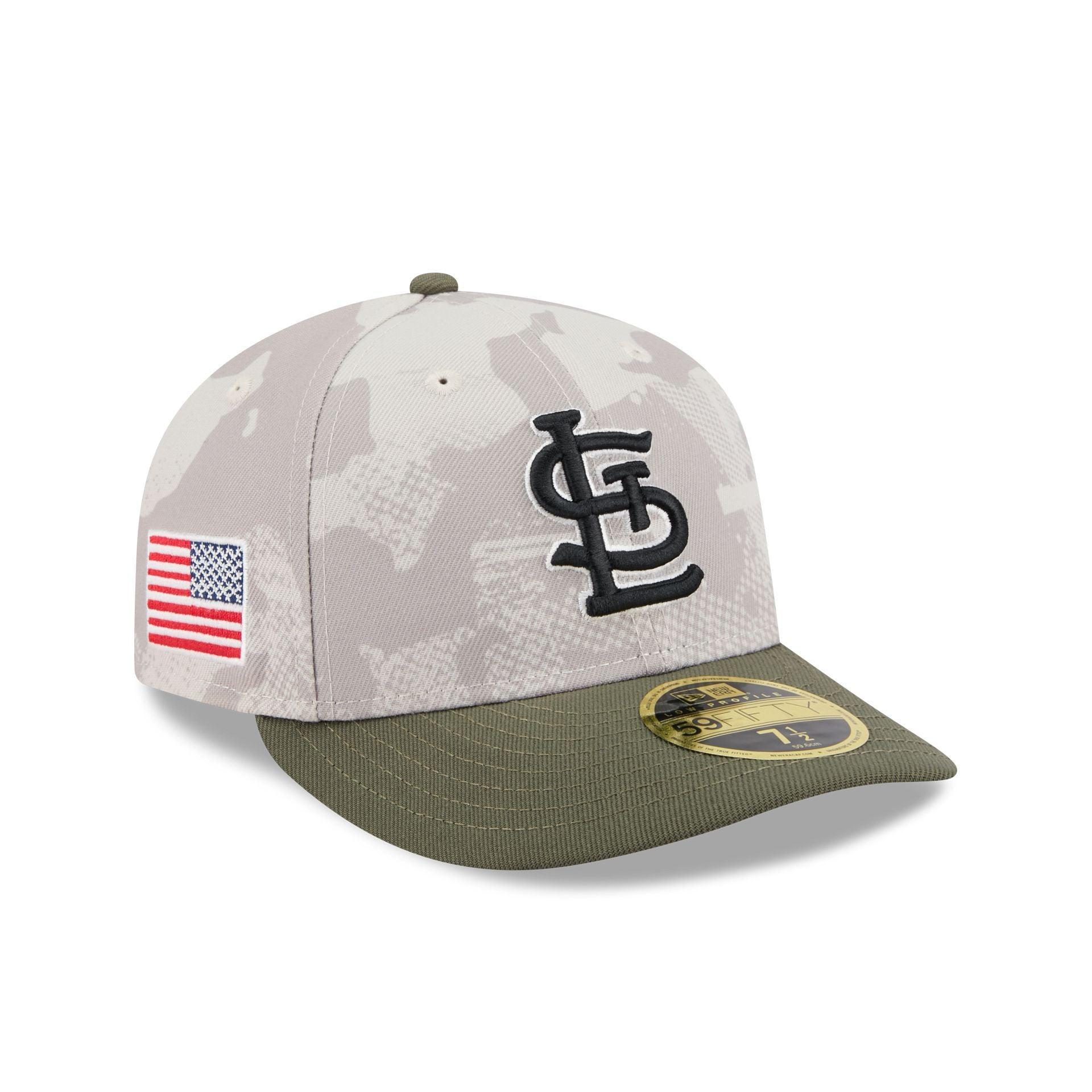 St. Louis Cardinals Armed Forces Day 2025 Low Profile 59FIFTY Fitted Hat Male Product Image