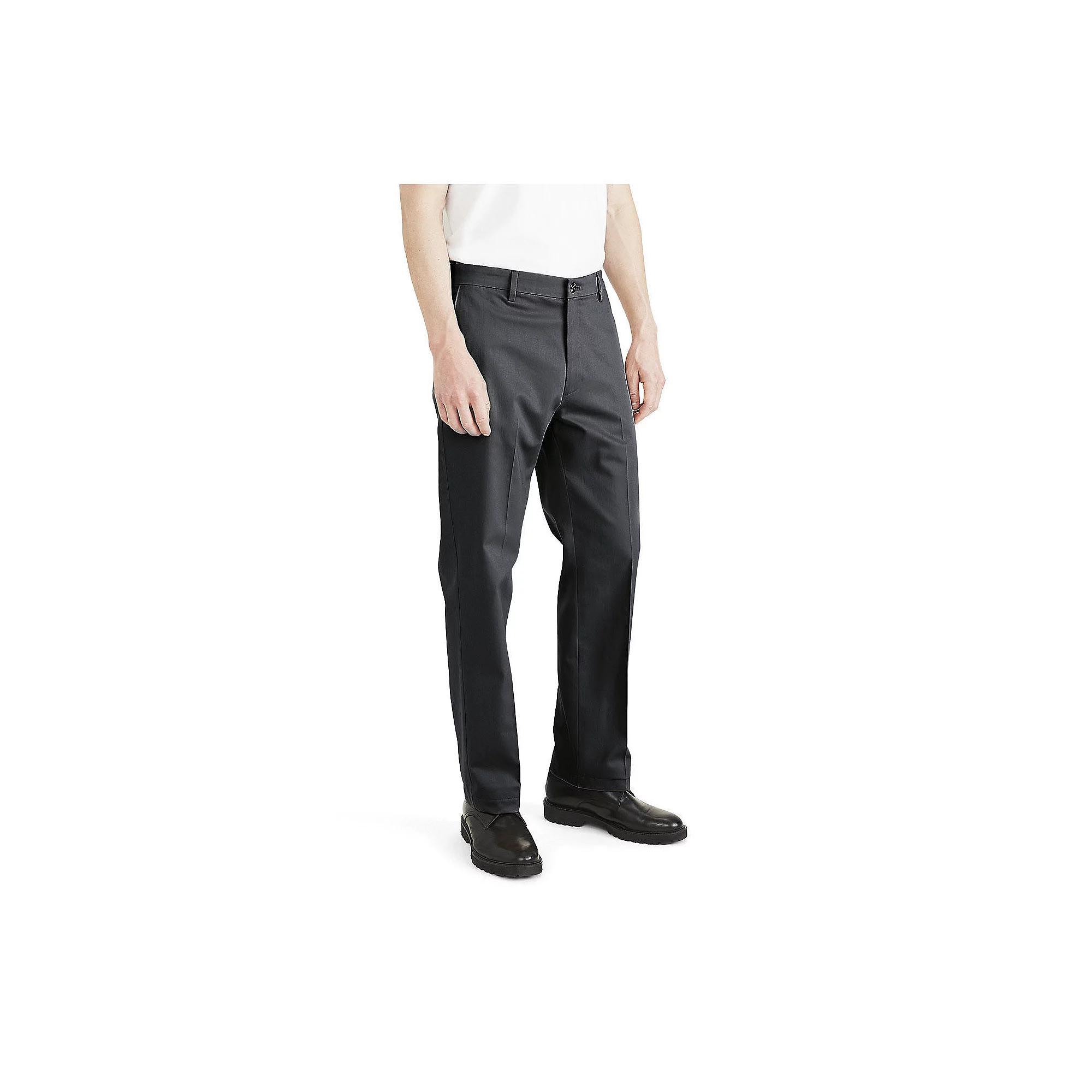 Men's Dockers® Signature Iron-Free Stain Defender Classic-Fit Khaki Pants, Size: 36X29, Steelhead Product Image