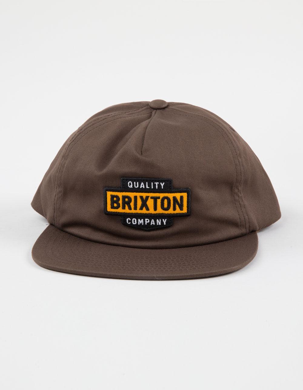 BRIXTON Osborn Snapback Hat - BROWN Product Image