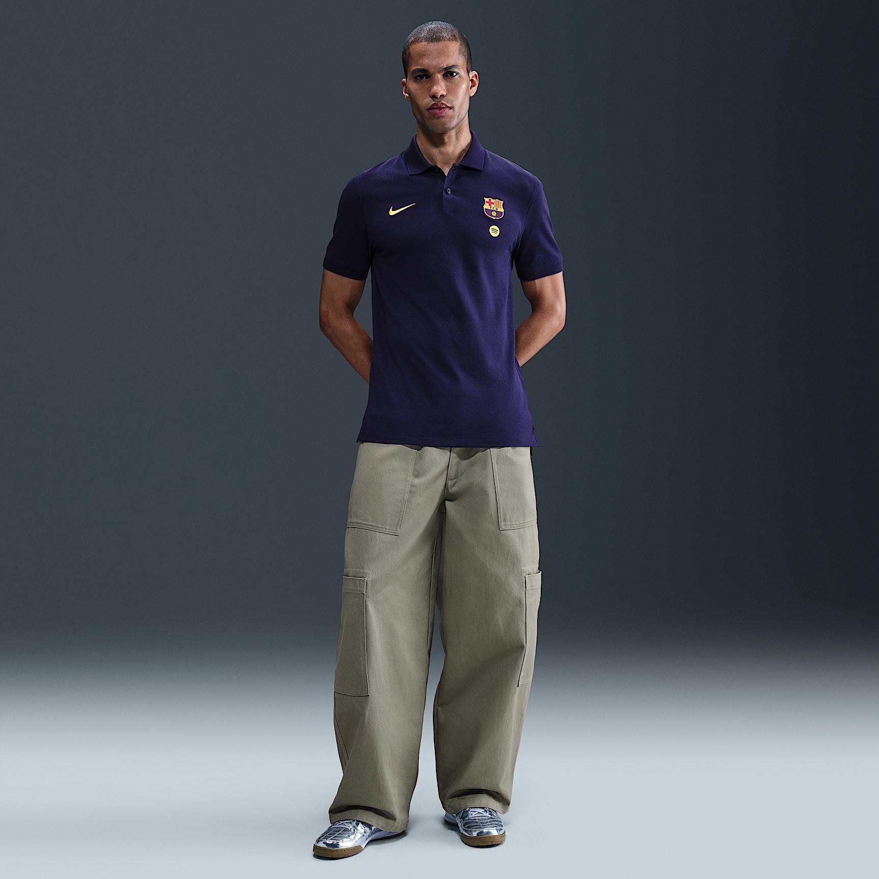 FC Barcelona The Nike Polo Men's Nike Dri-FIT Soccer Polo Product Image