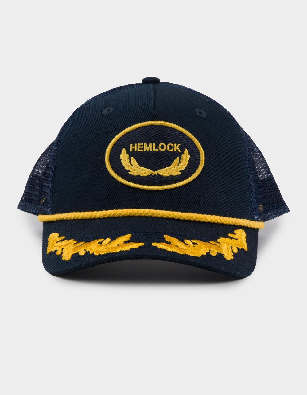 HEMLOCK HAT CO. Captain Trucker Hat - NAVY Product Image