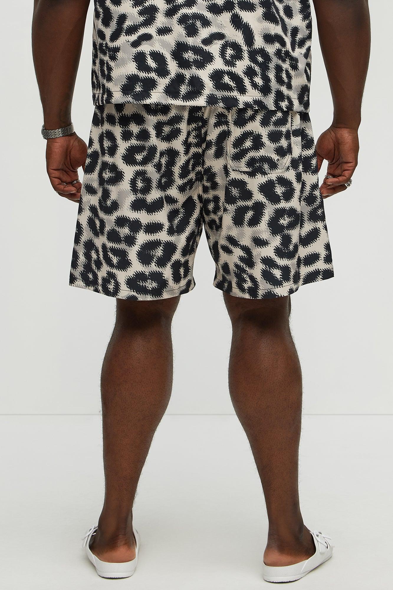 Pixel Surge Swim Classic Trunk - Cream/combo Product Image