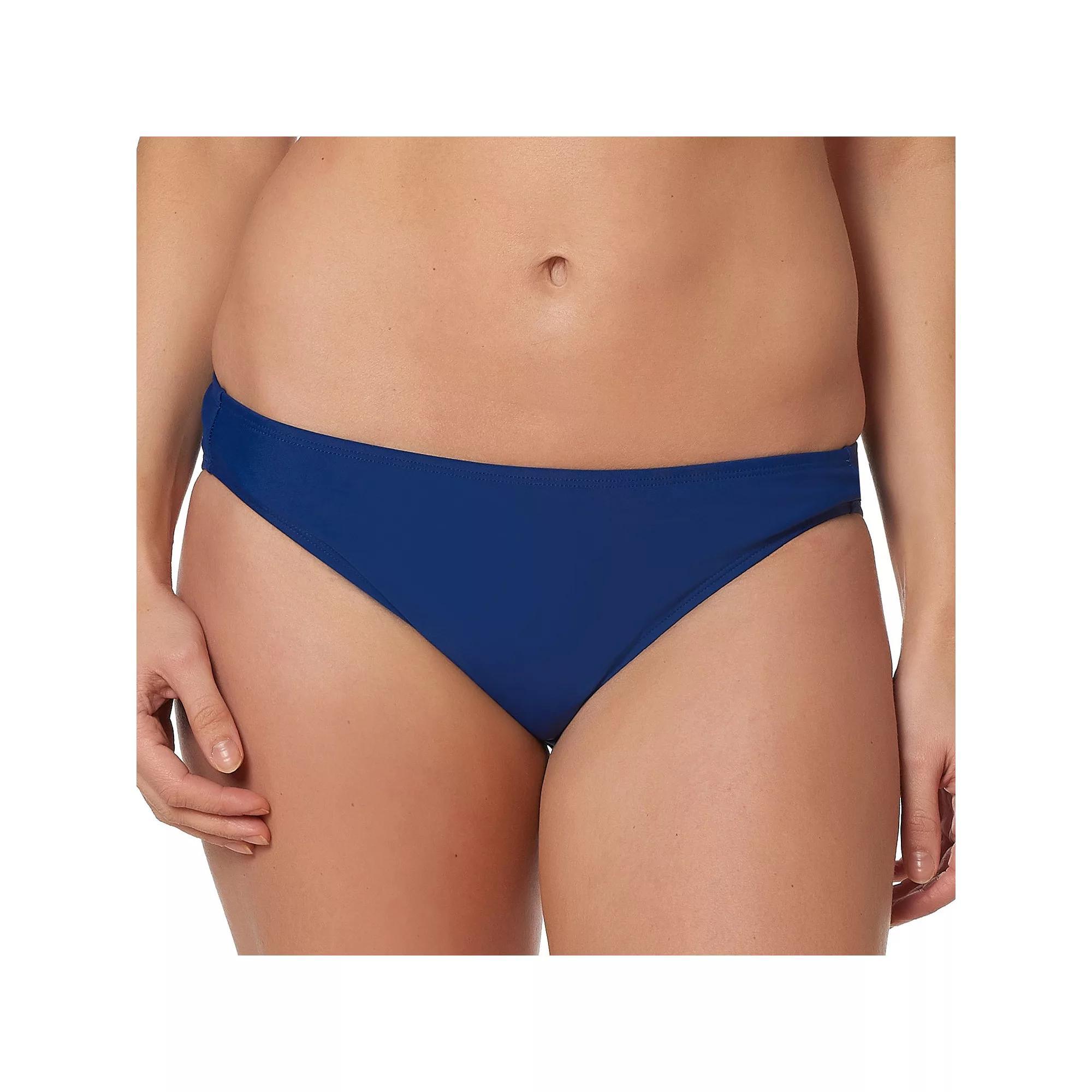 Women's Pink Envelope Solid Hipster Bikini Bottoms, Size: XL, Santorini Product Image