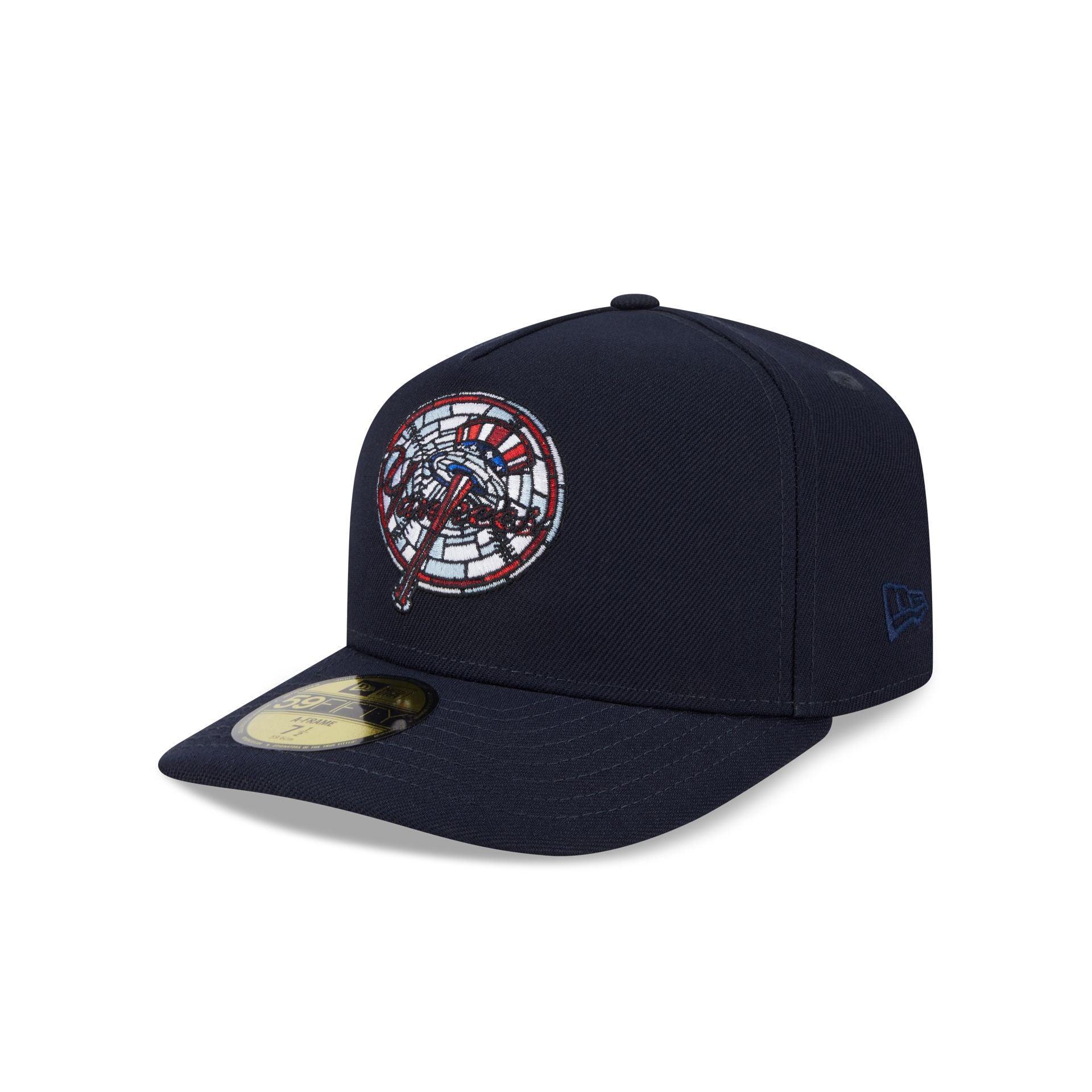 New York Yankees Stained Glass 59FIFTY A-Frame Fitted Hat Male Product Image