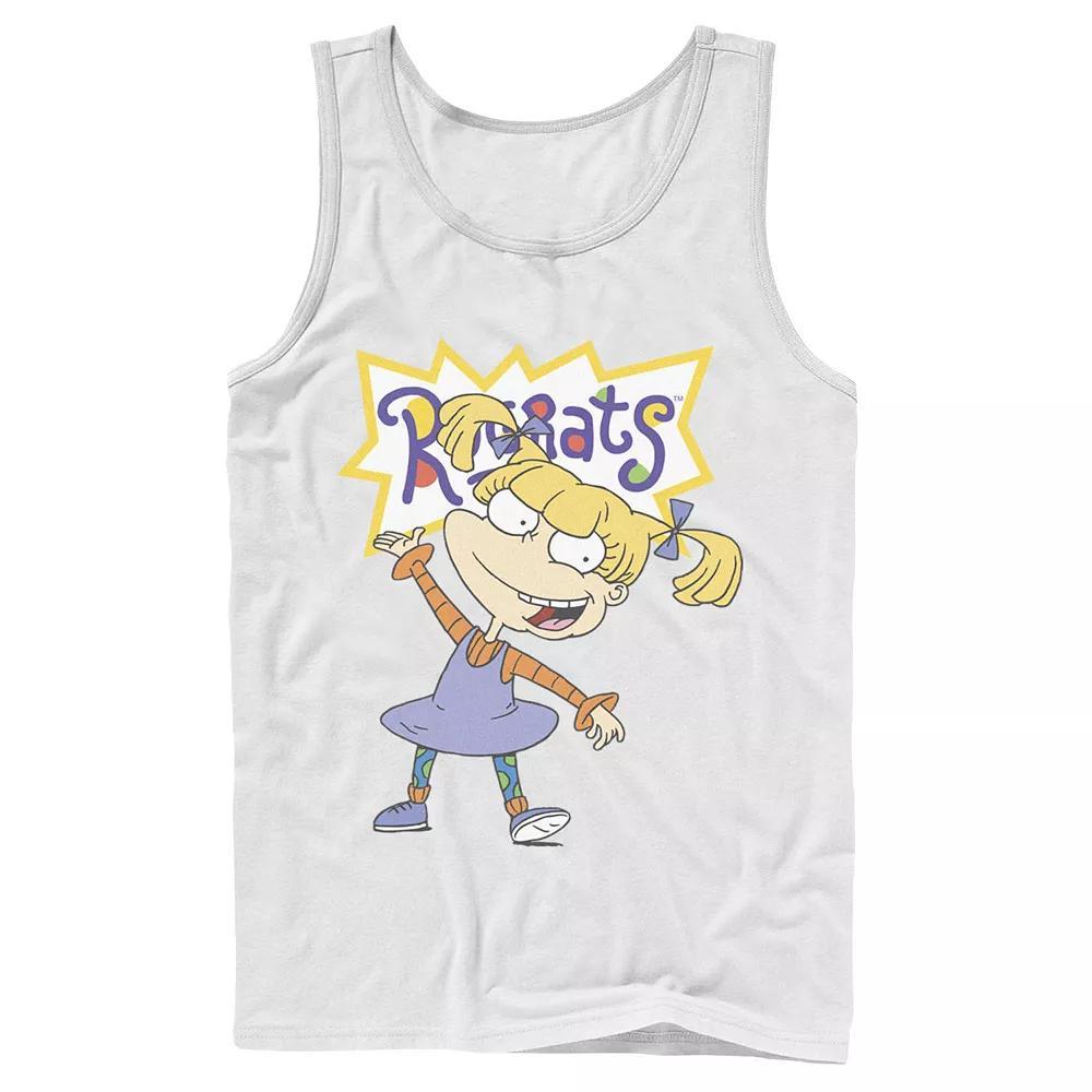 Mens Nickelodeon Rugrats Angelica Simple Portrait Graphic Tank Top Product Image