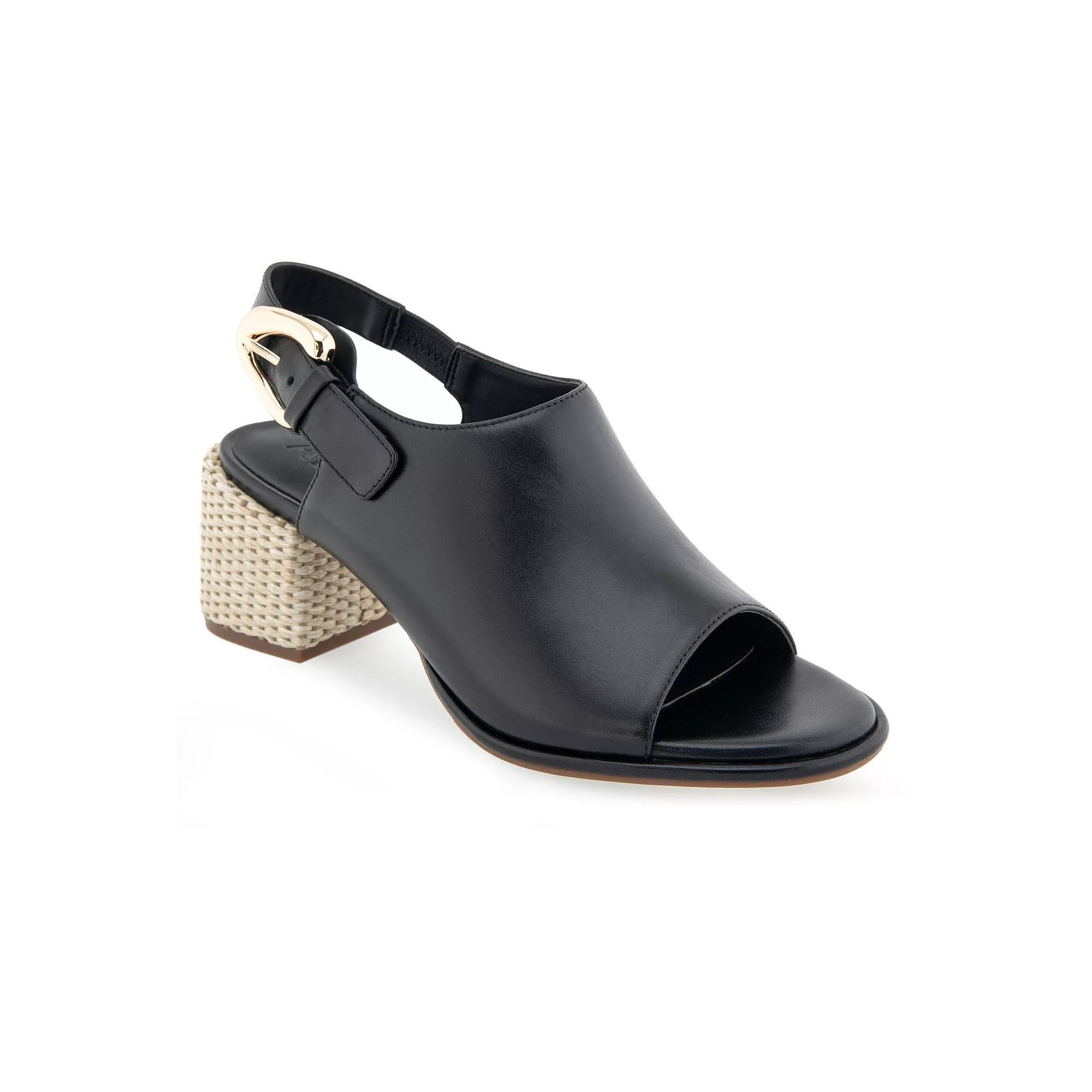 Aerosoles Nora Women's Leather Dress Sandals, Size: 9.5, Black Leather Product Image