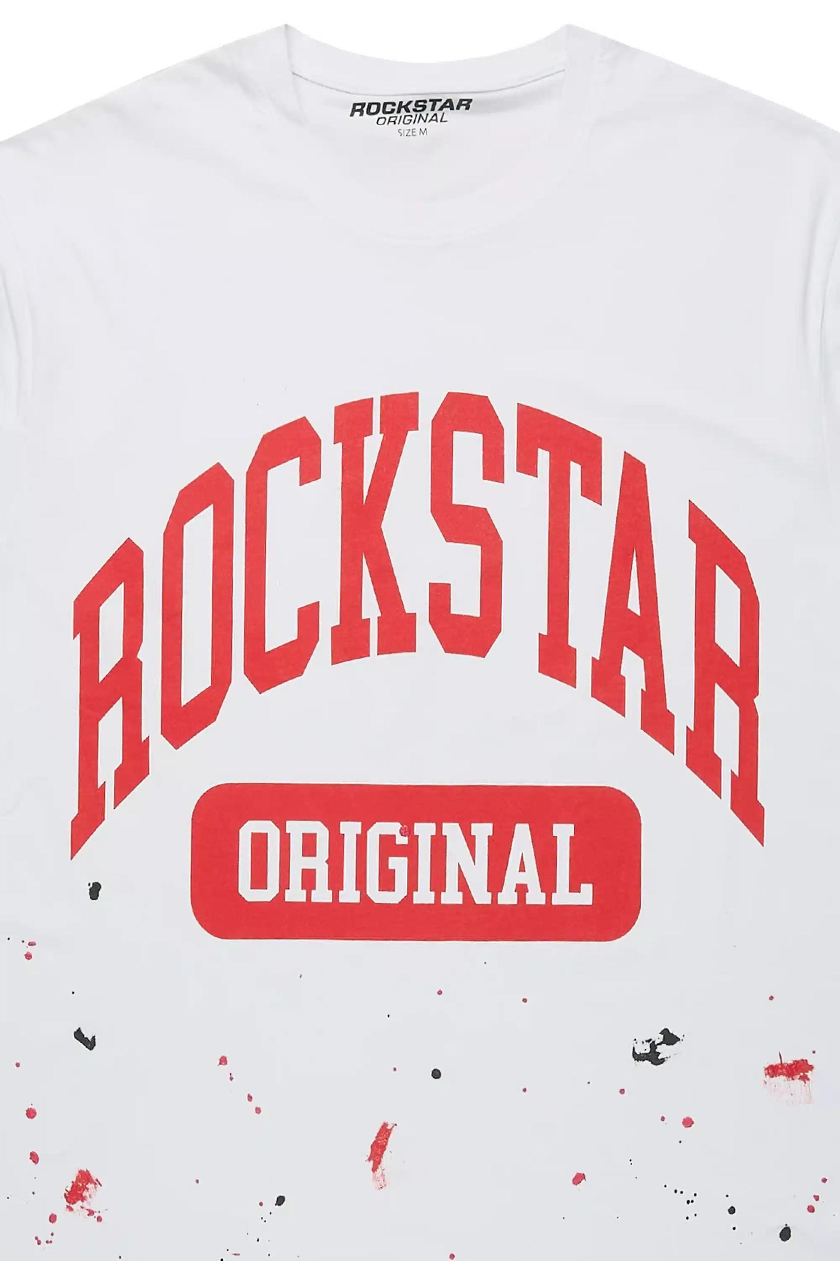 Yasmine Red Oversized T-Shirt Female Product Image
