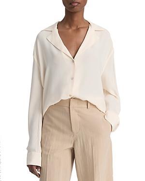 VINCE Women's Silk Dolman-sleeve Blouse In Shell Product Image