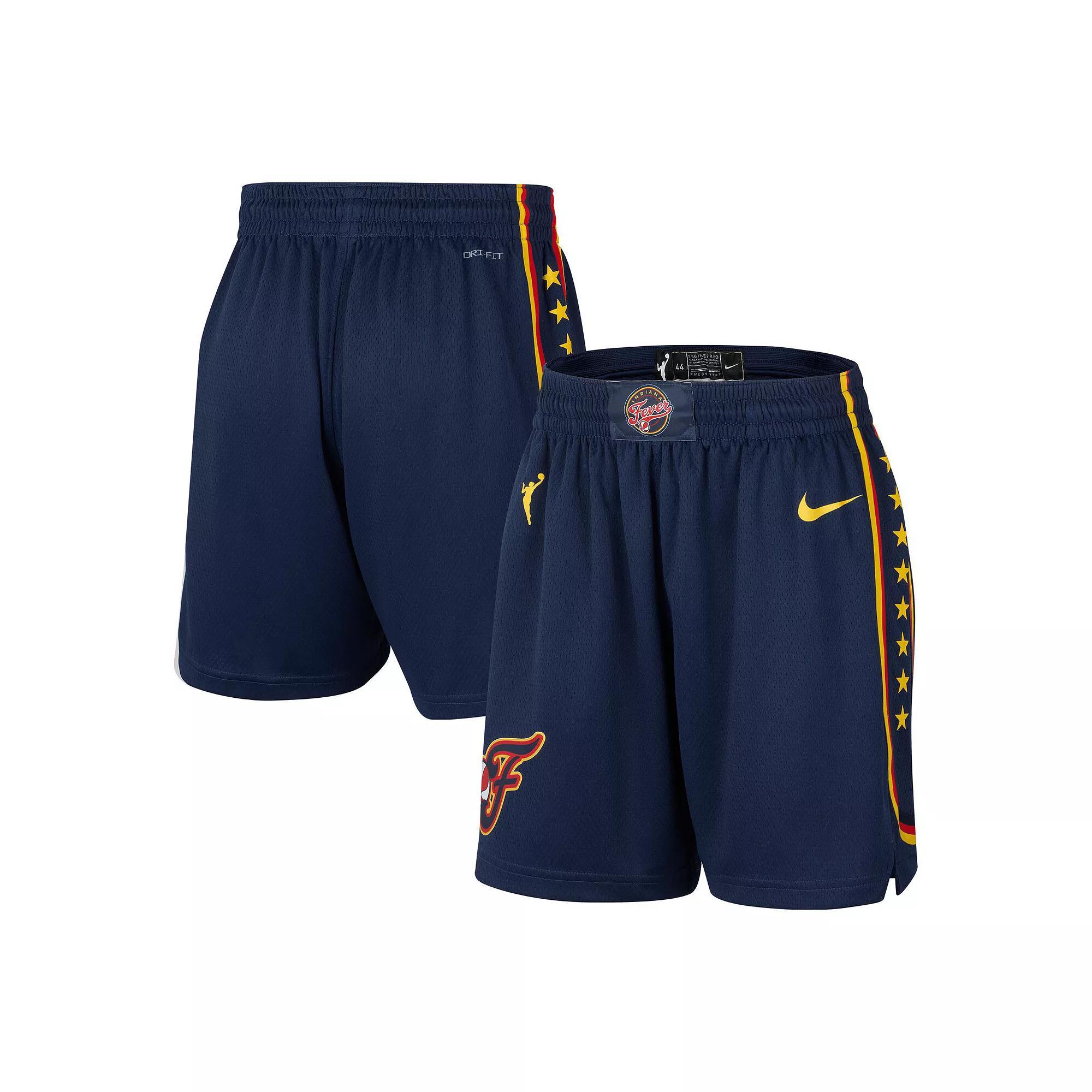 Women's Nike Navy Indiana Fever On-Court Victory Performance Shorts, Size: XS, Wnb Blue Product Image