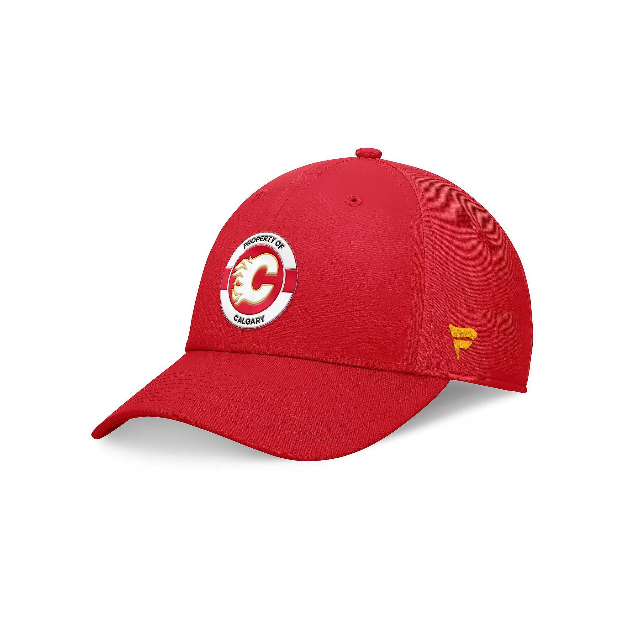 Men's Fanatics Red Calgary Flames Authentic Pro Training Camp Flex Hat, Size: Medium/Large, Flm Red Product Image