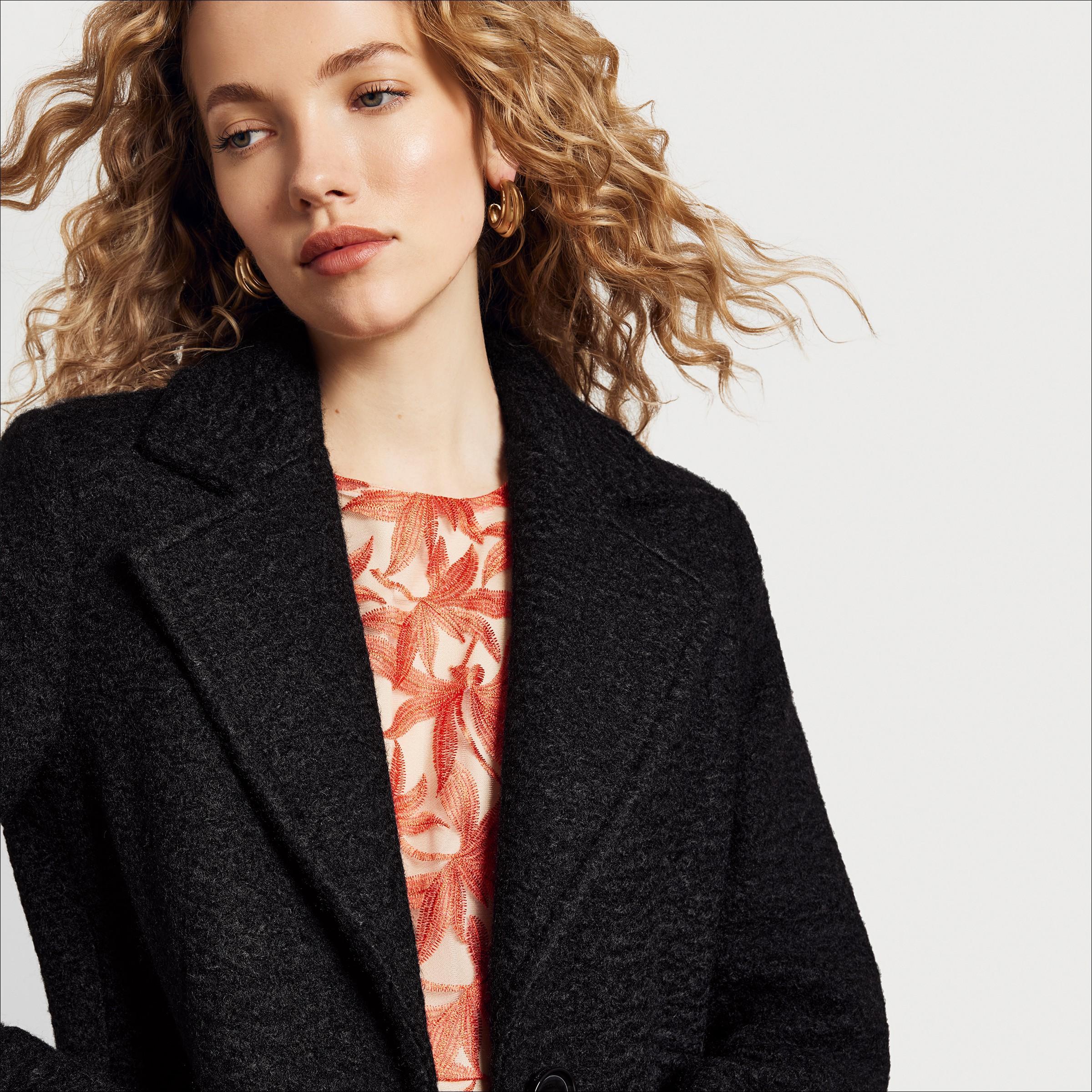 Womens Single-Breasted Coat Product Image