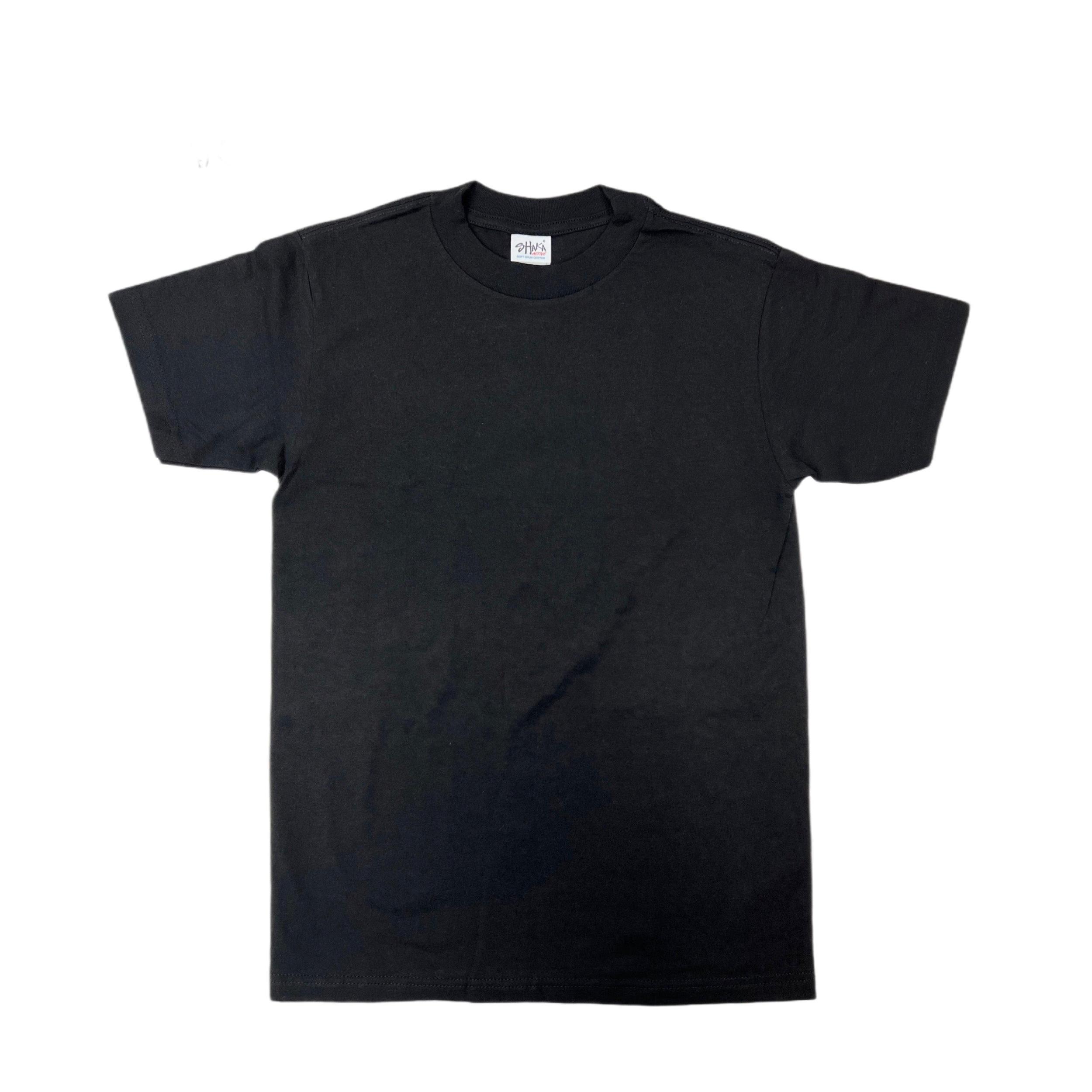 Shaka Wear 6.0 oz Active Short Sleeve T-Shirt (Black/White) Male Product Image
