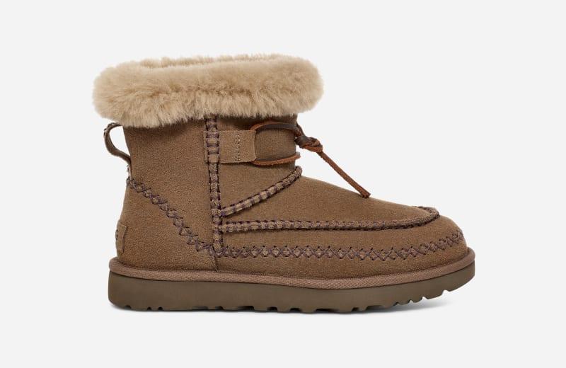 UGG Womens Classic Mini Alpine Sheepskin Classic Boots Product Image