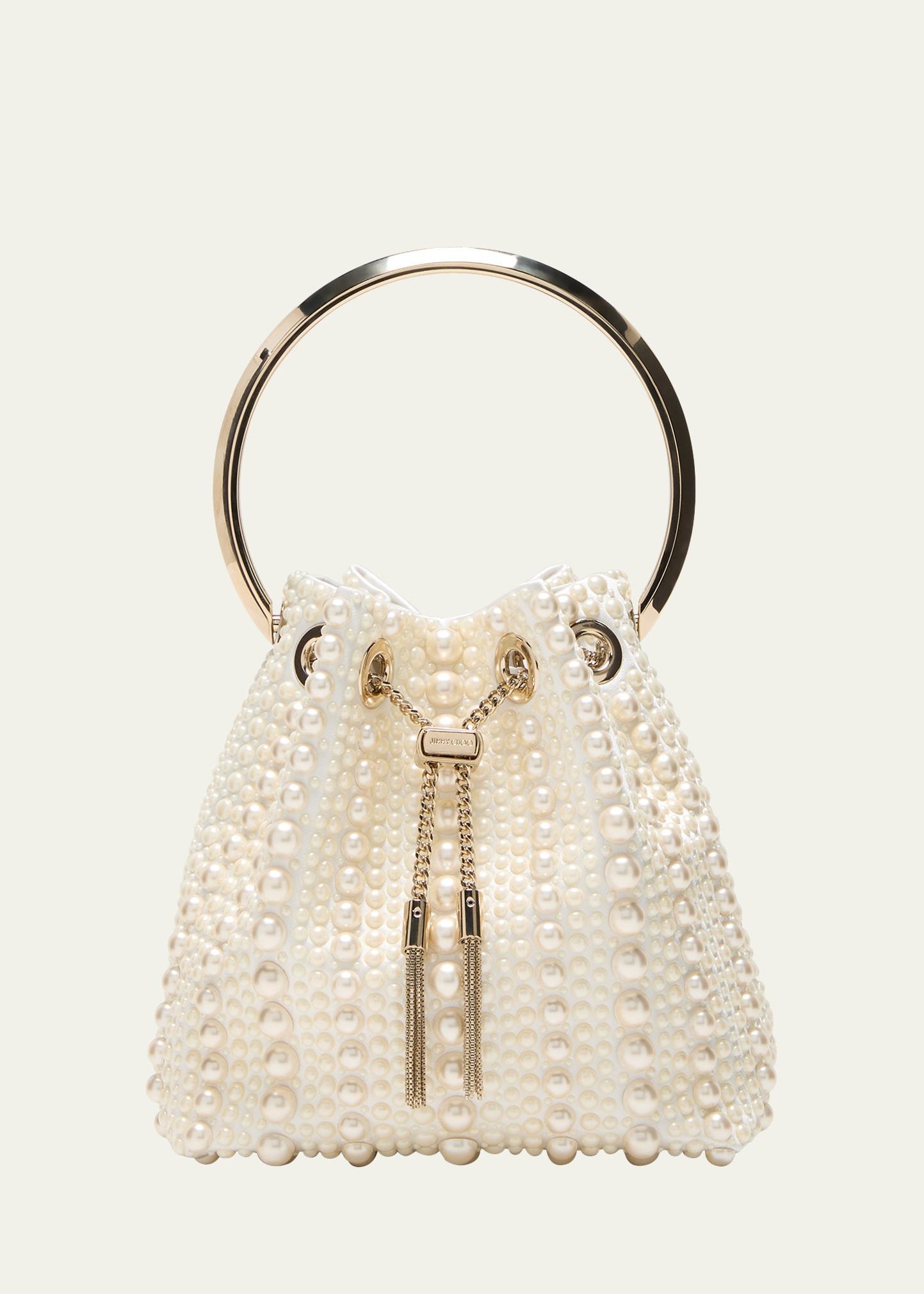 Womens Bon Bon Faux Pearl Top Handle Bag Product Image