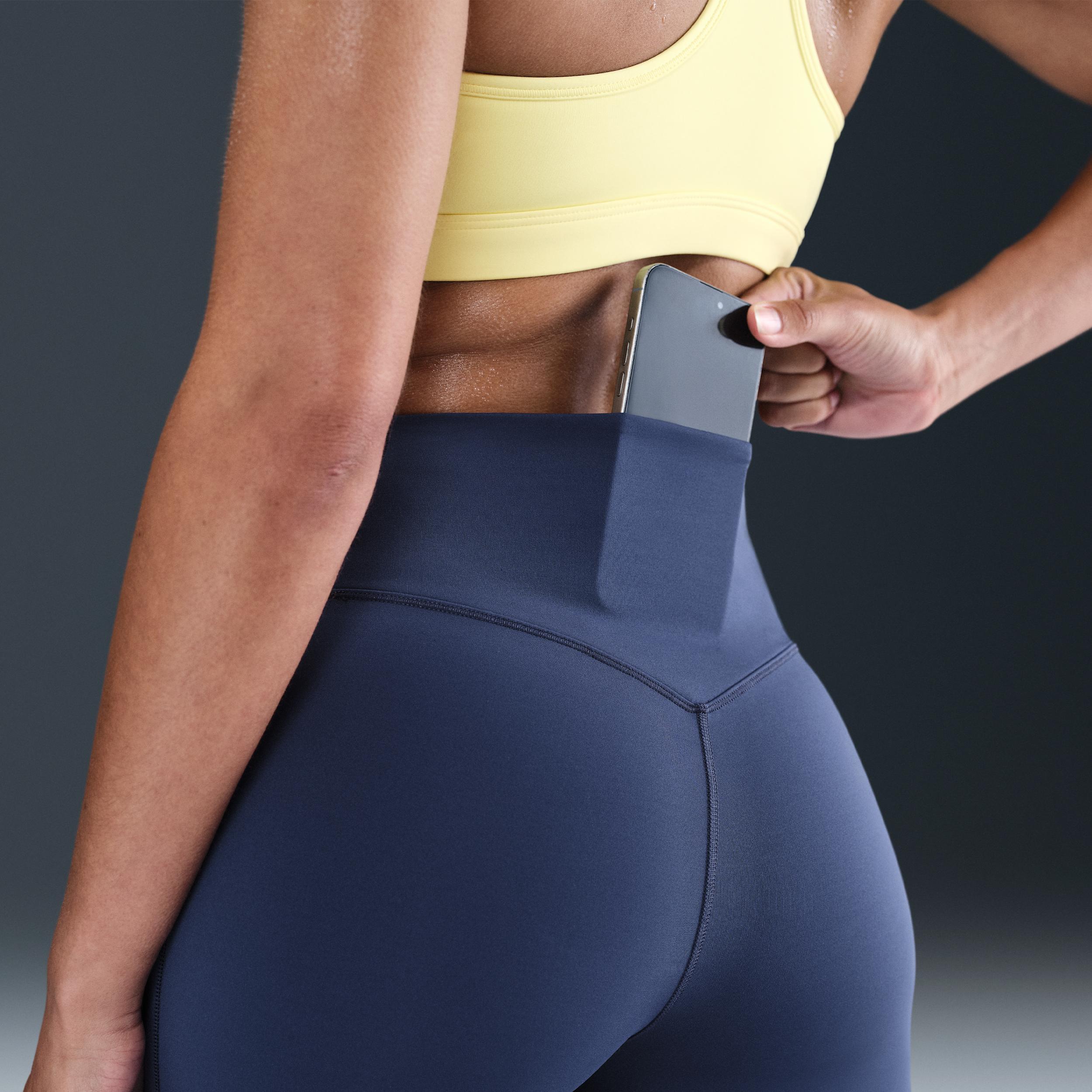 Nike Universa Women's High-Waisted Full-Length Leggings with No Front Seam Product Image