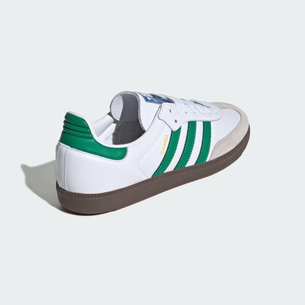 adidas Samba OG Sneaker in Collegiate Green/cream White at Nordstrom, Size 14 Women's Product Image