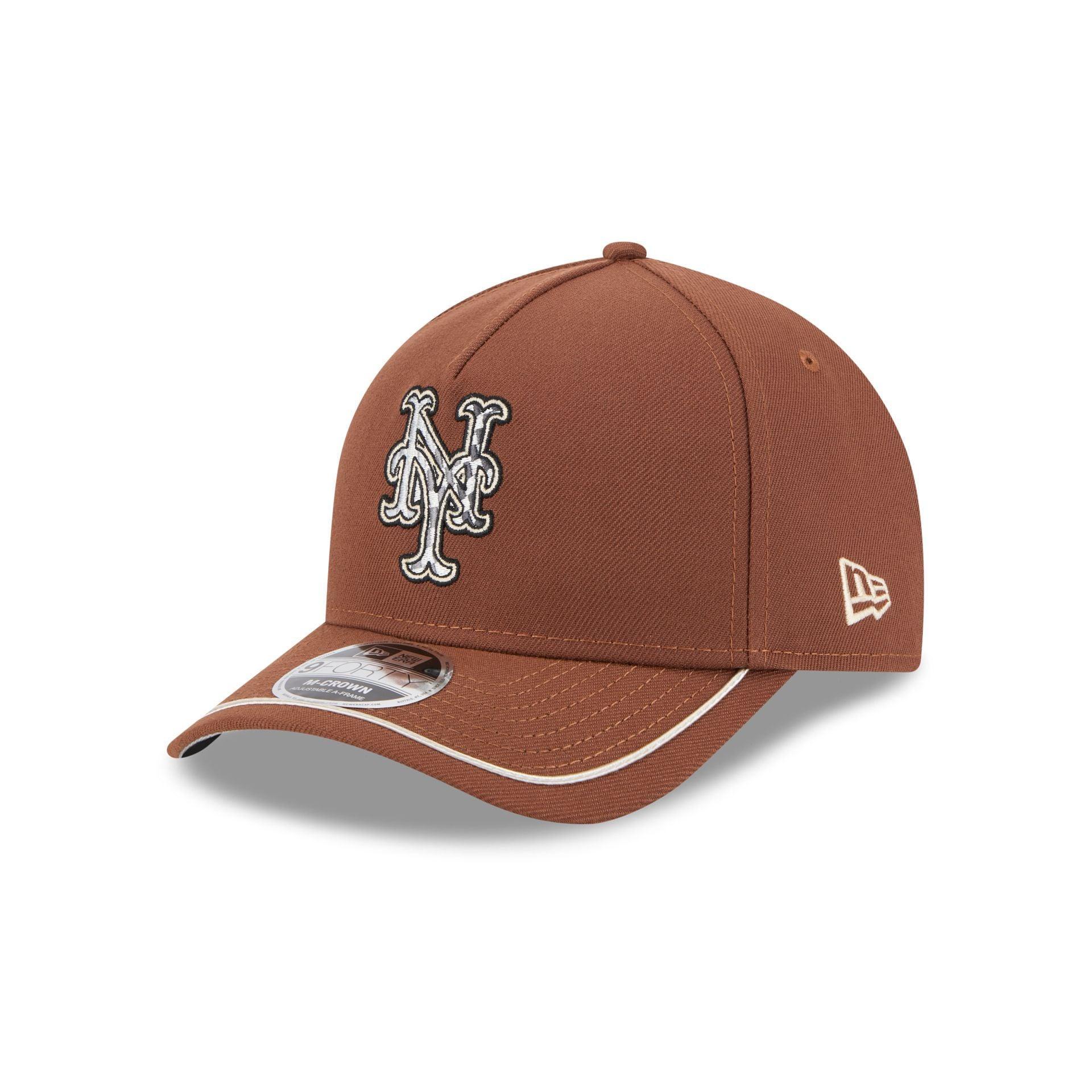 New York Mets Motorsport 9FORTY M-Crown A-Frame Snapback Hat Male Product Image