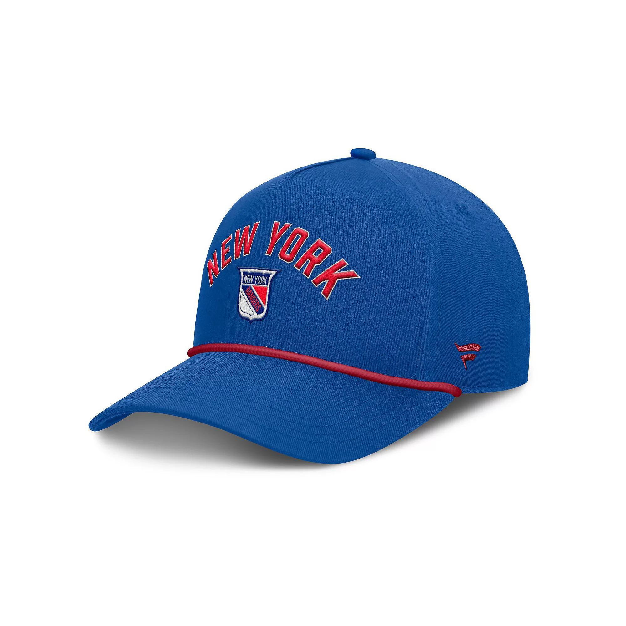 Men's Fanatics Royal New York Rangers Decades Collection A-Frame Rope Adjustable Hat, Ran Blue Product Image
