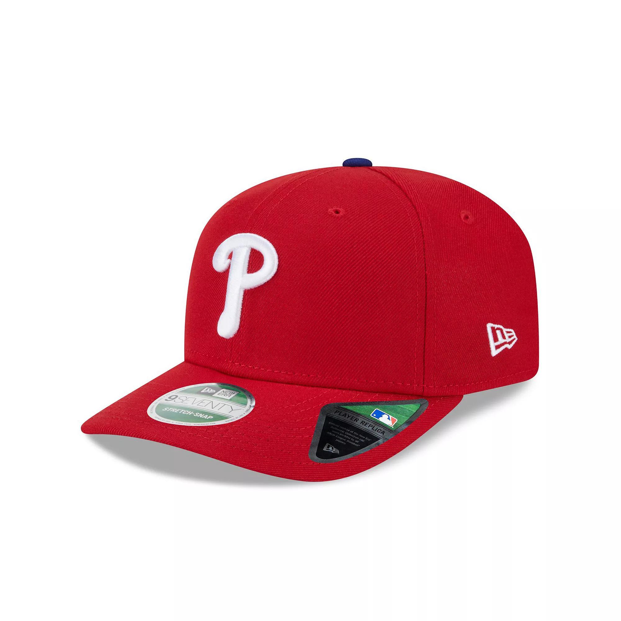 Men's New Era  Red Philadelphia Phillies Player Replica 9SEVENTY Adjustable Hat Product Image