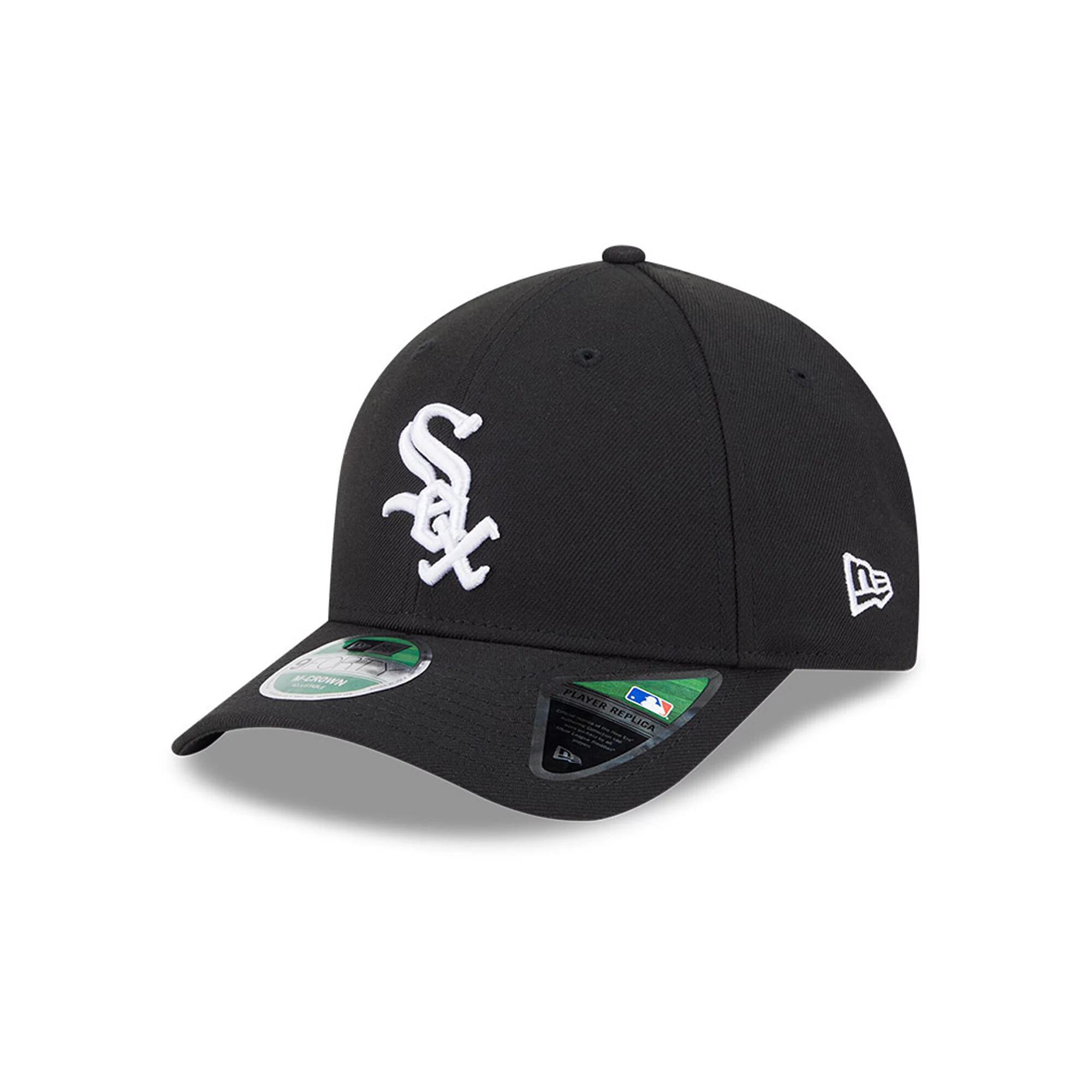 Men's New Era  Black Chicago White Sox Player Replica 9FORTY Adjustable Hat Product Image