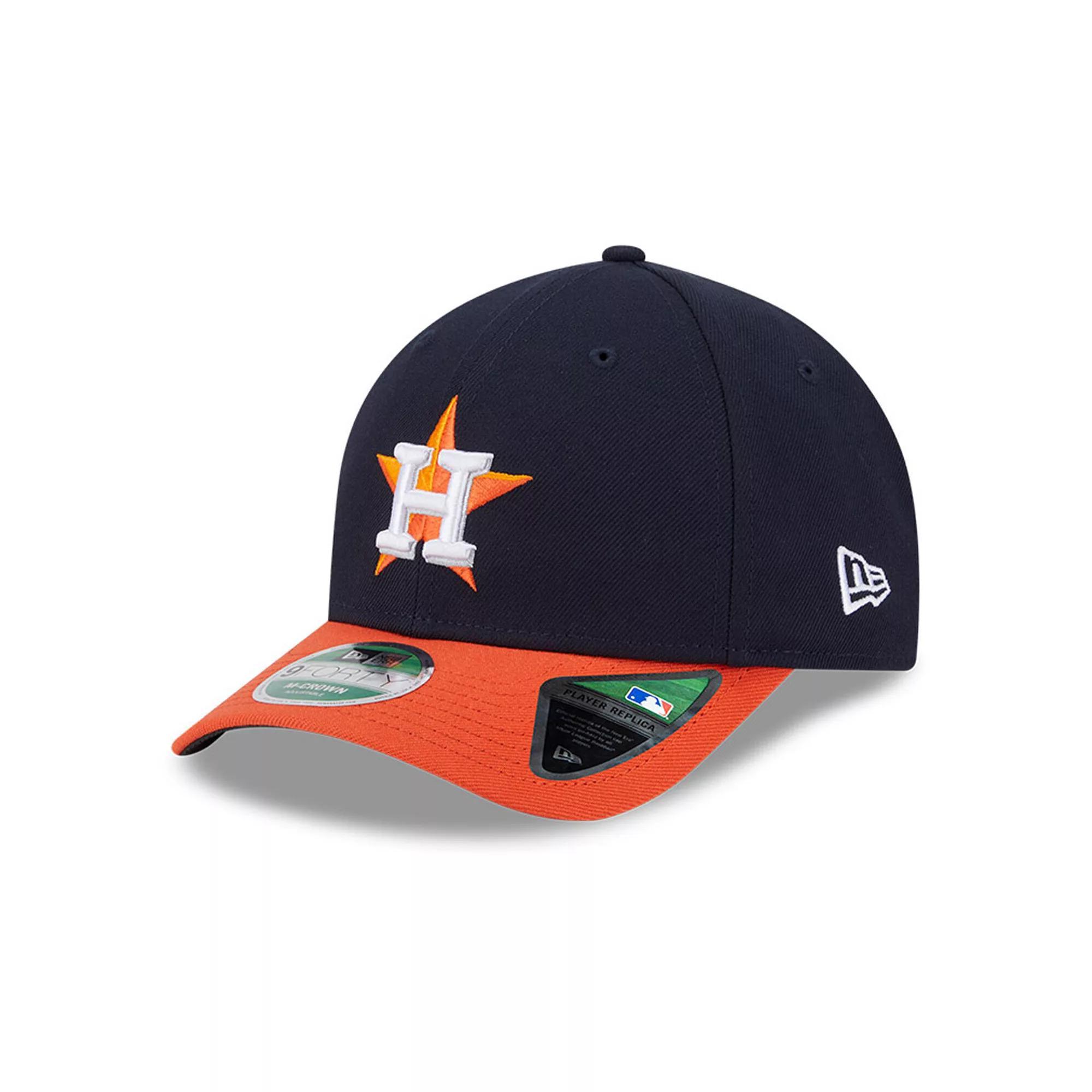 Men's New Era  Navy Houston Astros Player Replica 9FORTY Adjustable Hat, Blue Product Image