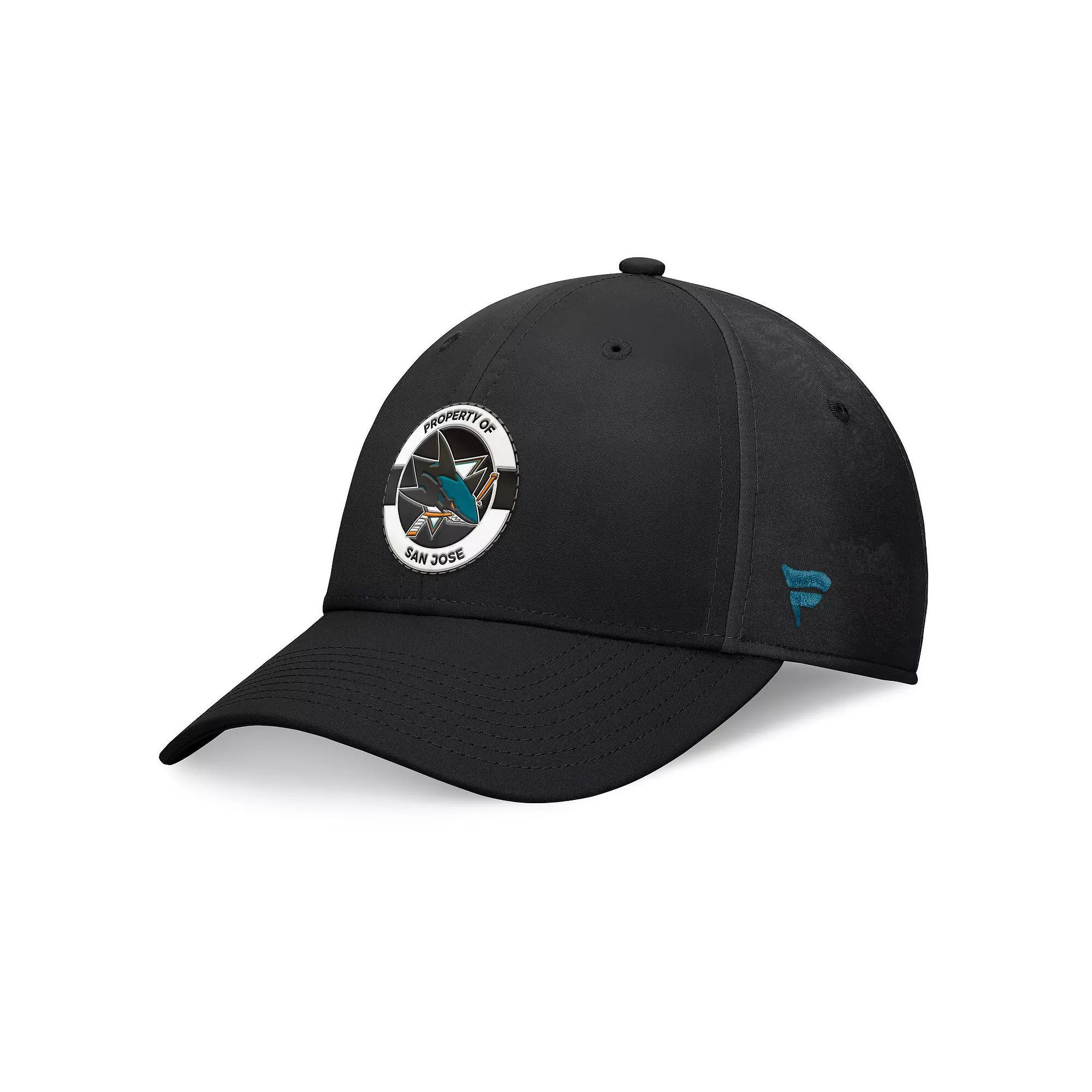 Men's Fanatics Black San Jose Sharks Authentic Pro Training Camp Flex Hat, Size: Large/XL, Sks Black Product Image