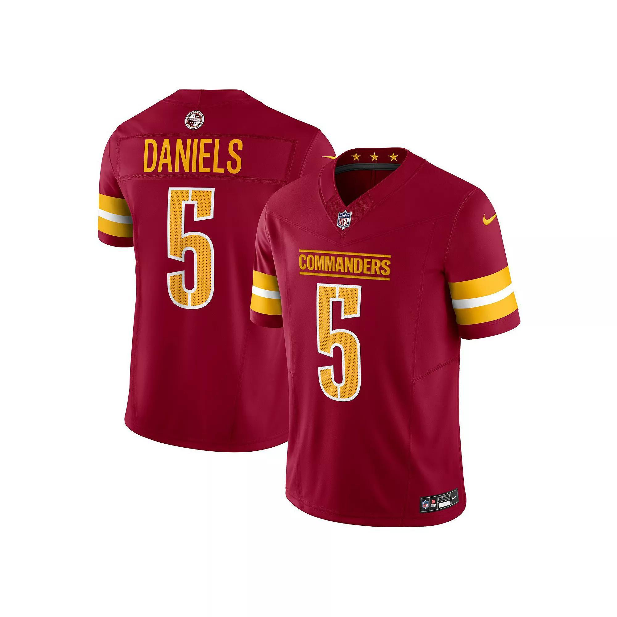 Jayden Daniels Washington Commanders Nike Men's Dri-FIT NFL Limited Jersey Product Image