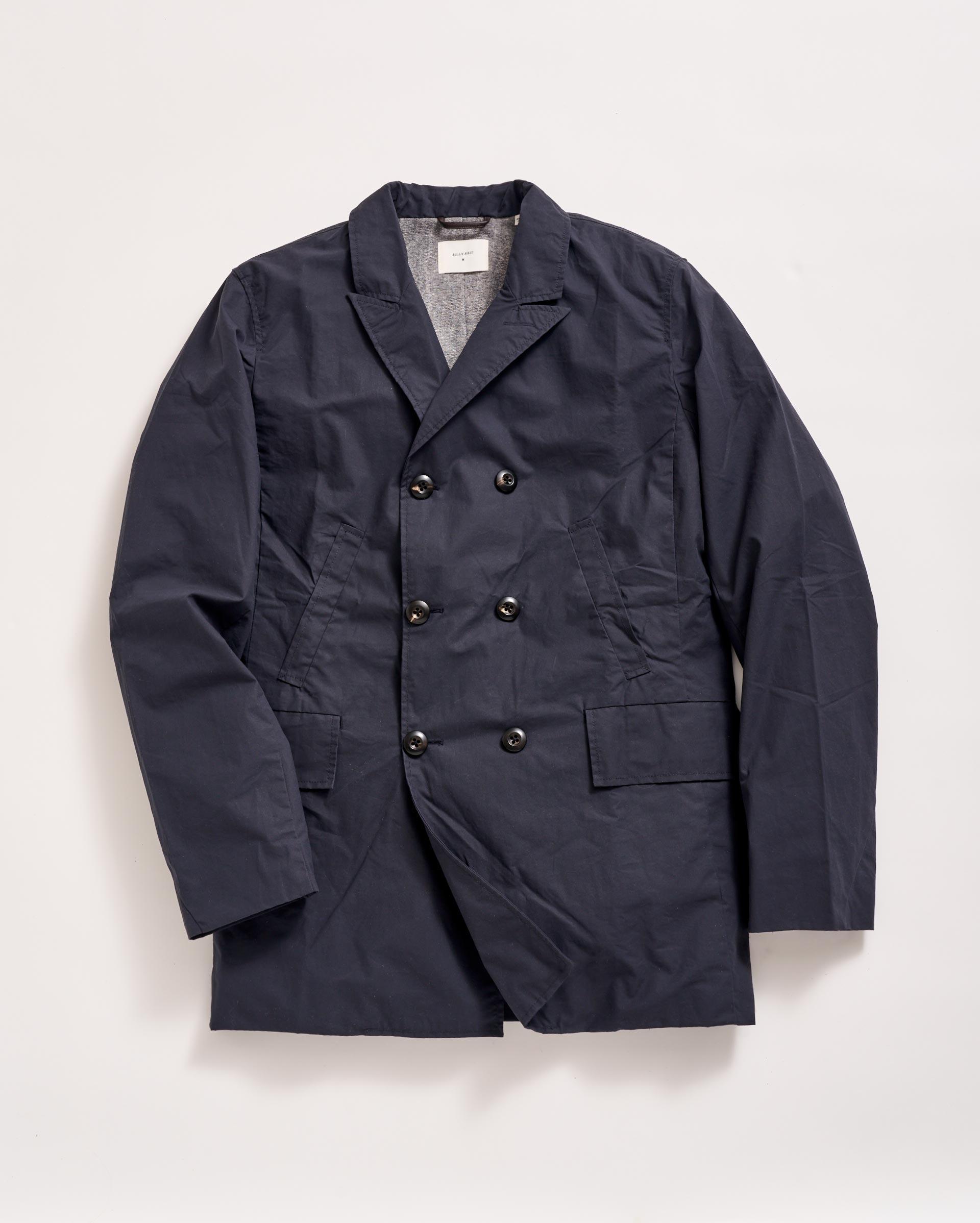 Waxed Bond Peacoat -  Product Image