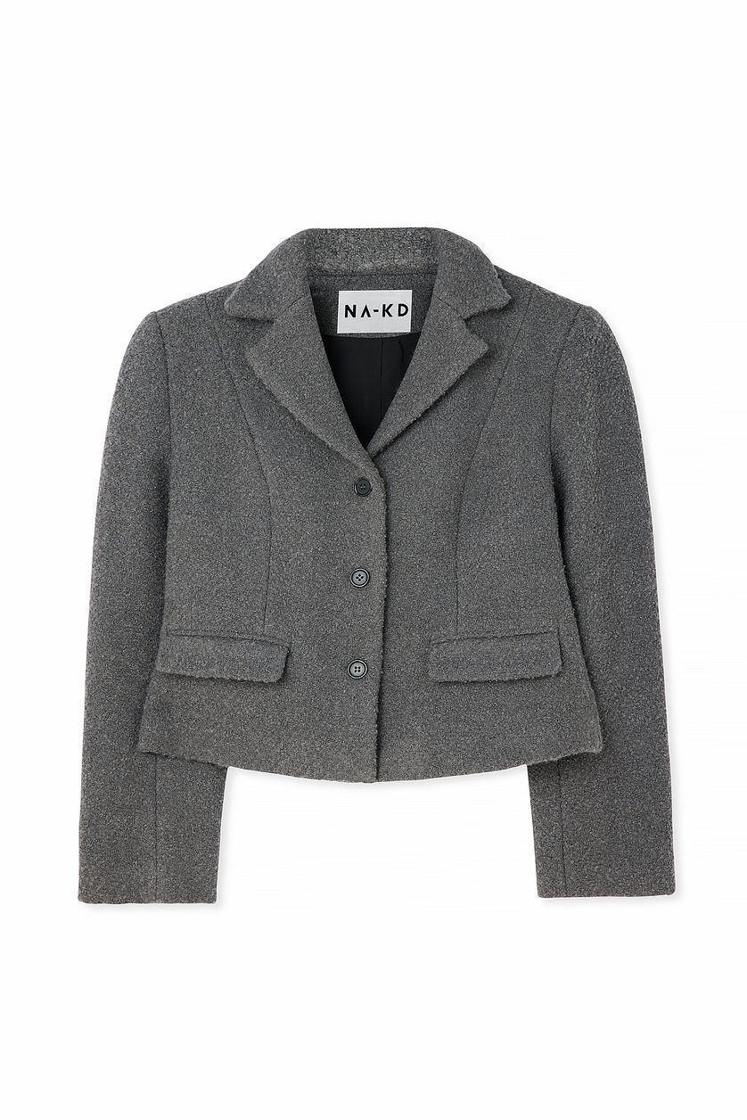 Wool Blend Short Blazer Product Image