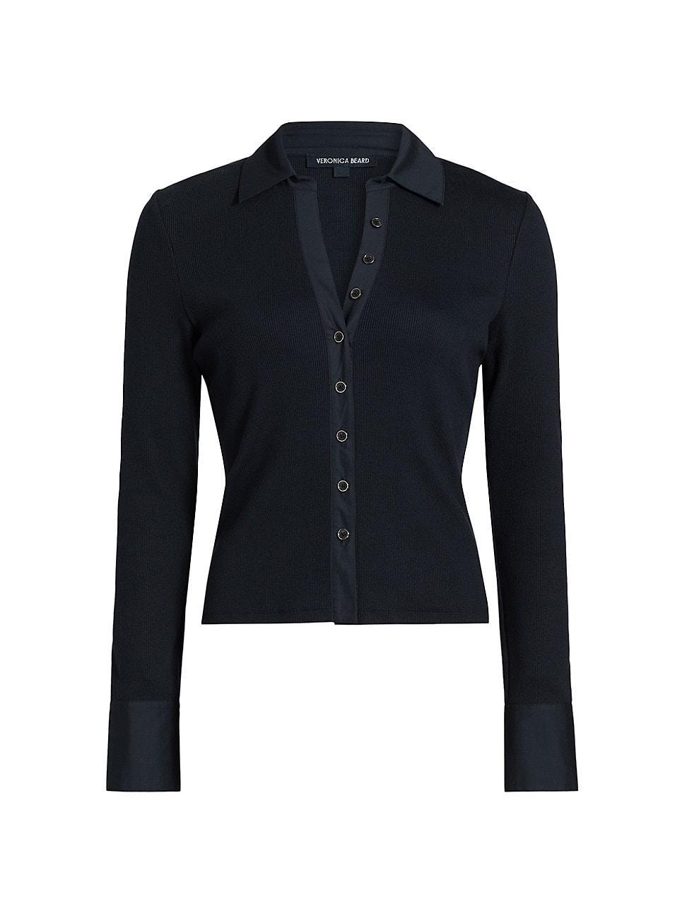 Womens Scottie Stretch-Cotton Long-Sleeve Top Product Image