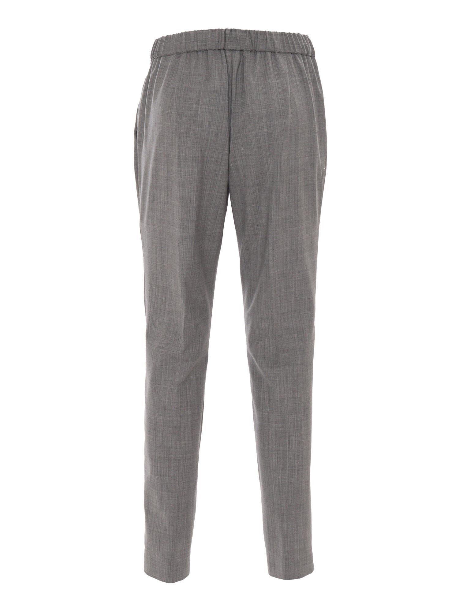 FABIANA FILIPPI Pants In Gray Product Image