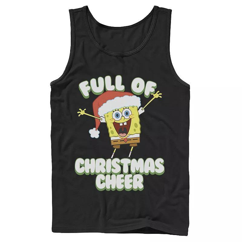Mens SpongeBob SquarePants Full of Cheer Tank Top Top Product Image