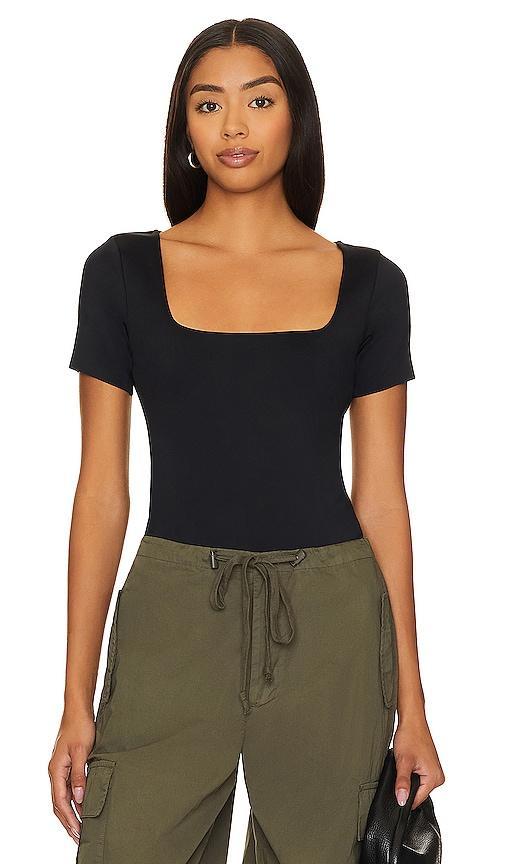 Womens Scuba Square Neck Bodysuit | | Good American by Khlo Kardashian Product Image