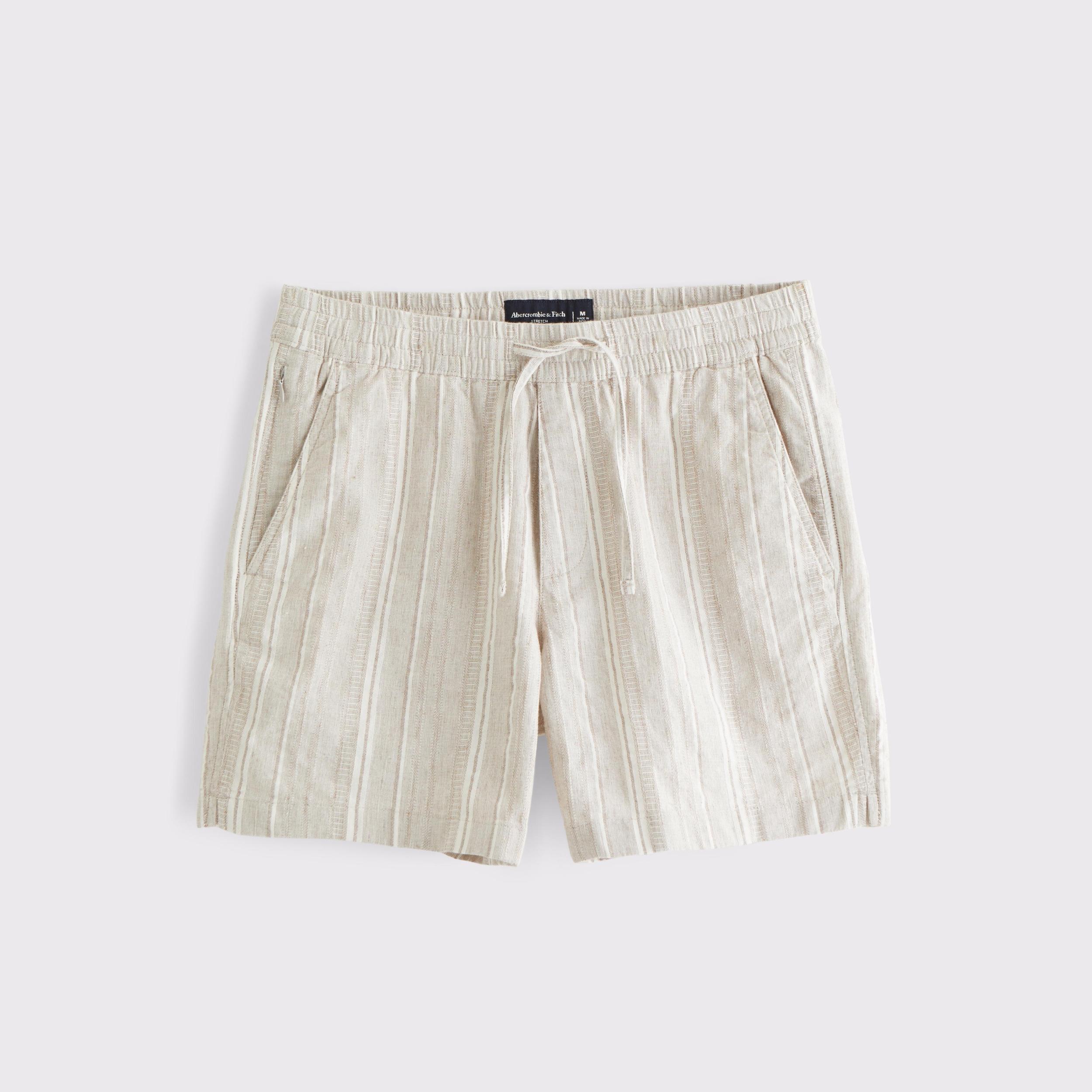 Cotton Texture Pull-On Short Product Image