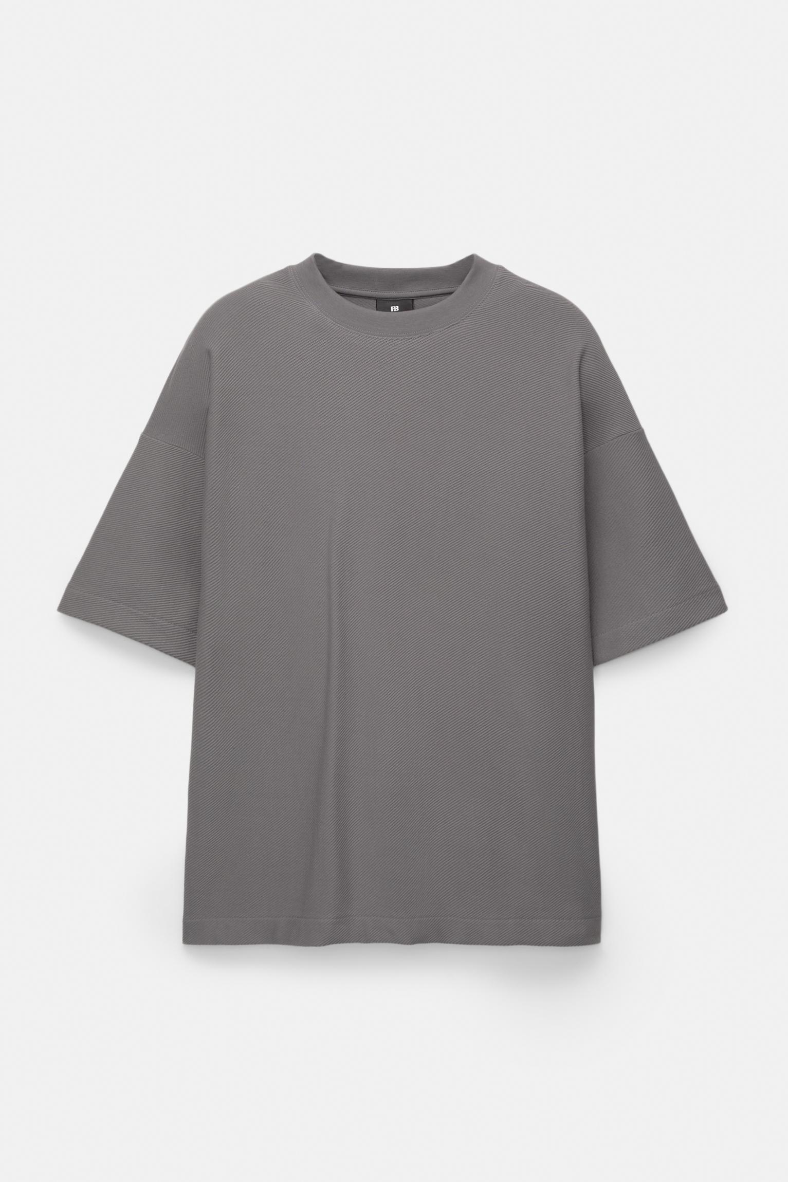 Textured short sleeve sweatshirt Product Image