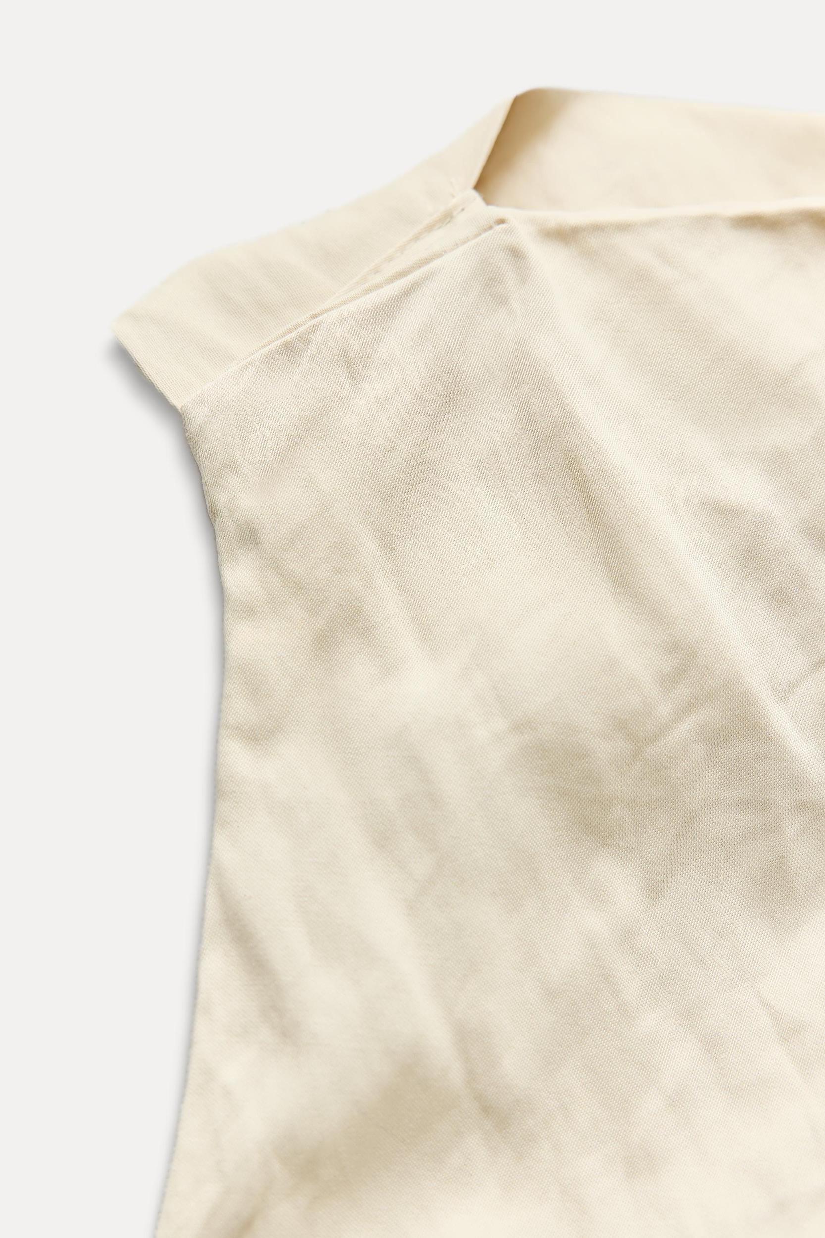 WRINKLED STRAIGHT PANTS ZW COLLECTION Product Image