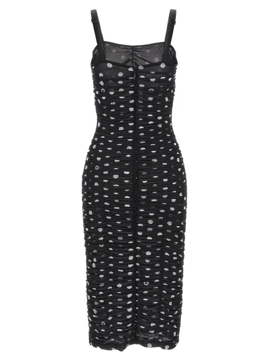 DOLCE & GABBANA Women Abito Mambo Italiano In Black Product Image
