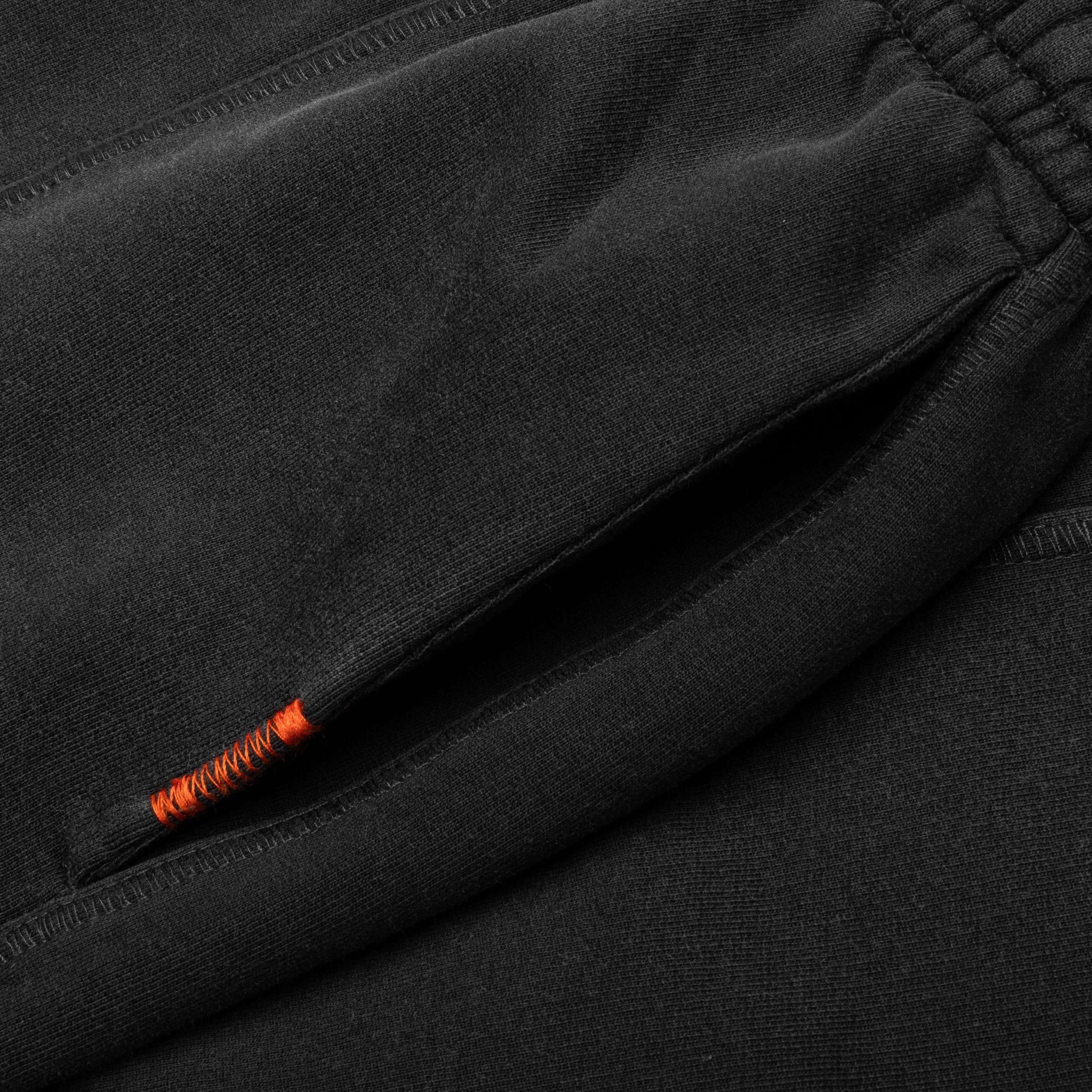 Feature x Represent Step Hem Sweatpants - Stained Black Male Product Image