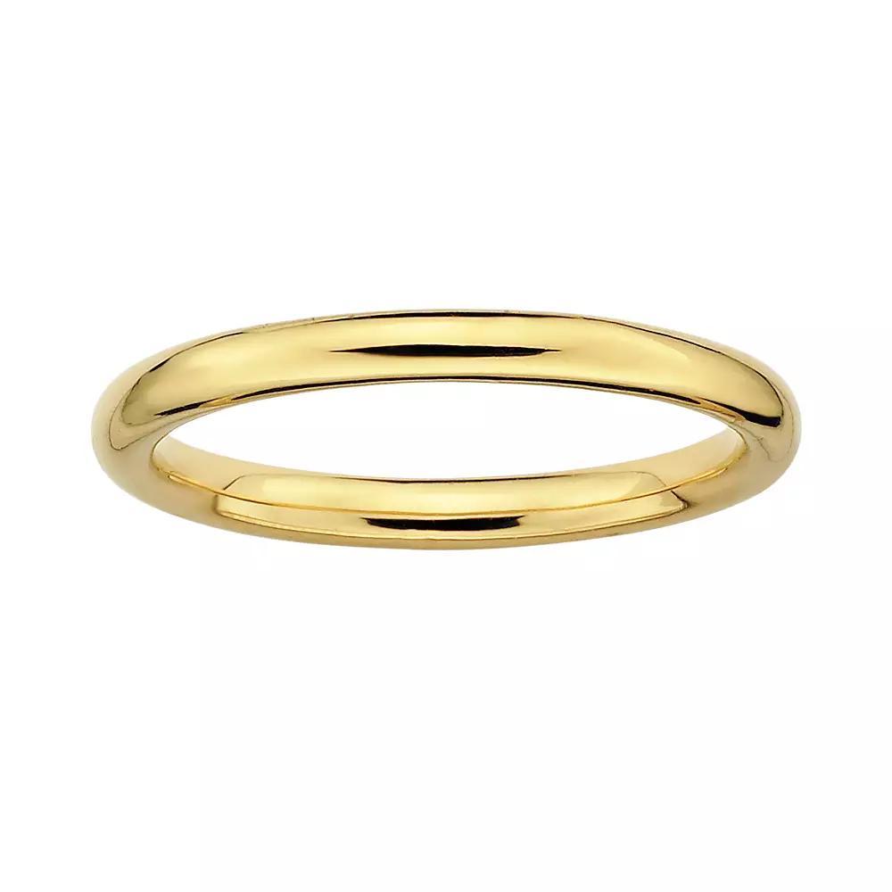 Stacks & Stones 18k Gold Over Silver Stack Ring, Women's, Size: 9 Product Image