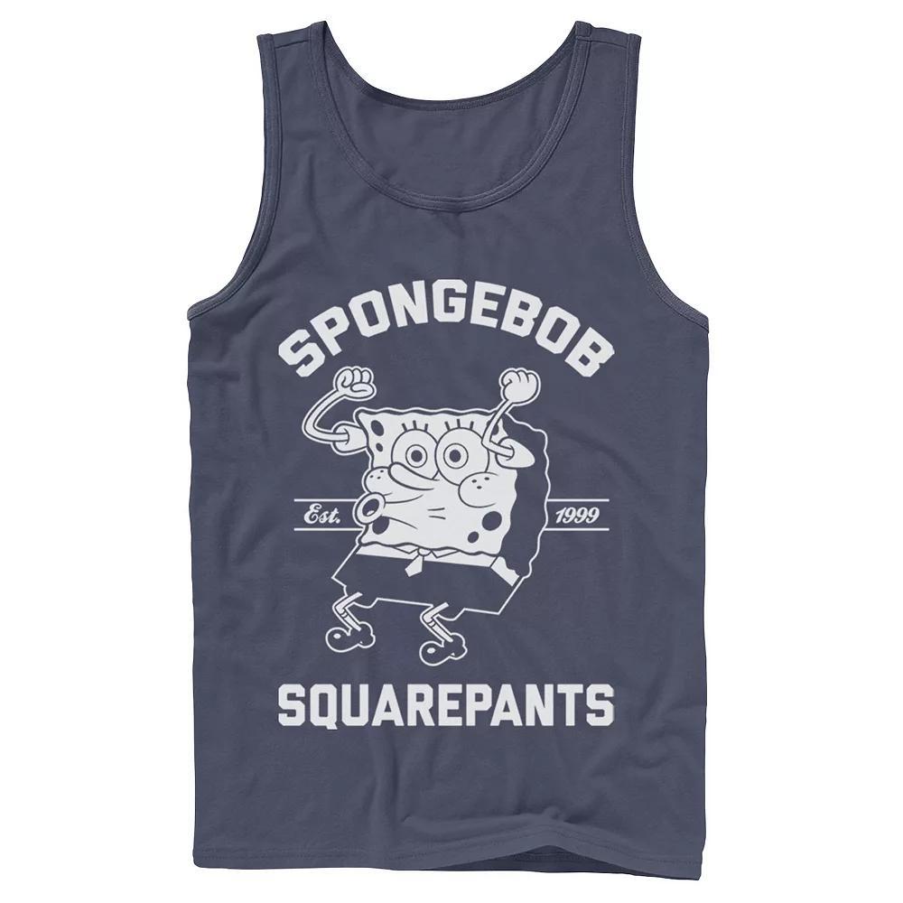 Men's Nickelodeon SpongeBob SquarePants Excited Established 99 Tank Top, Size: XL, Grey Product Image