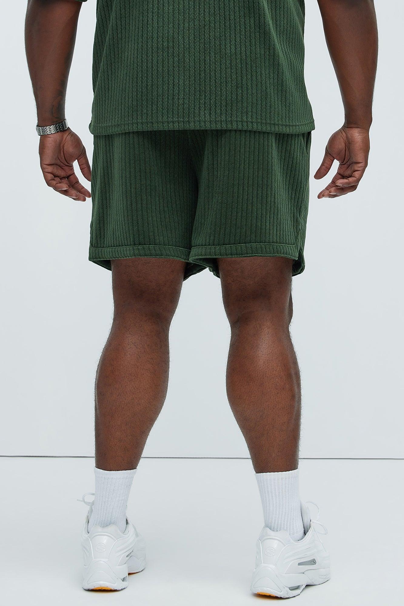 Easton Textured Shorts - Green Product Image