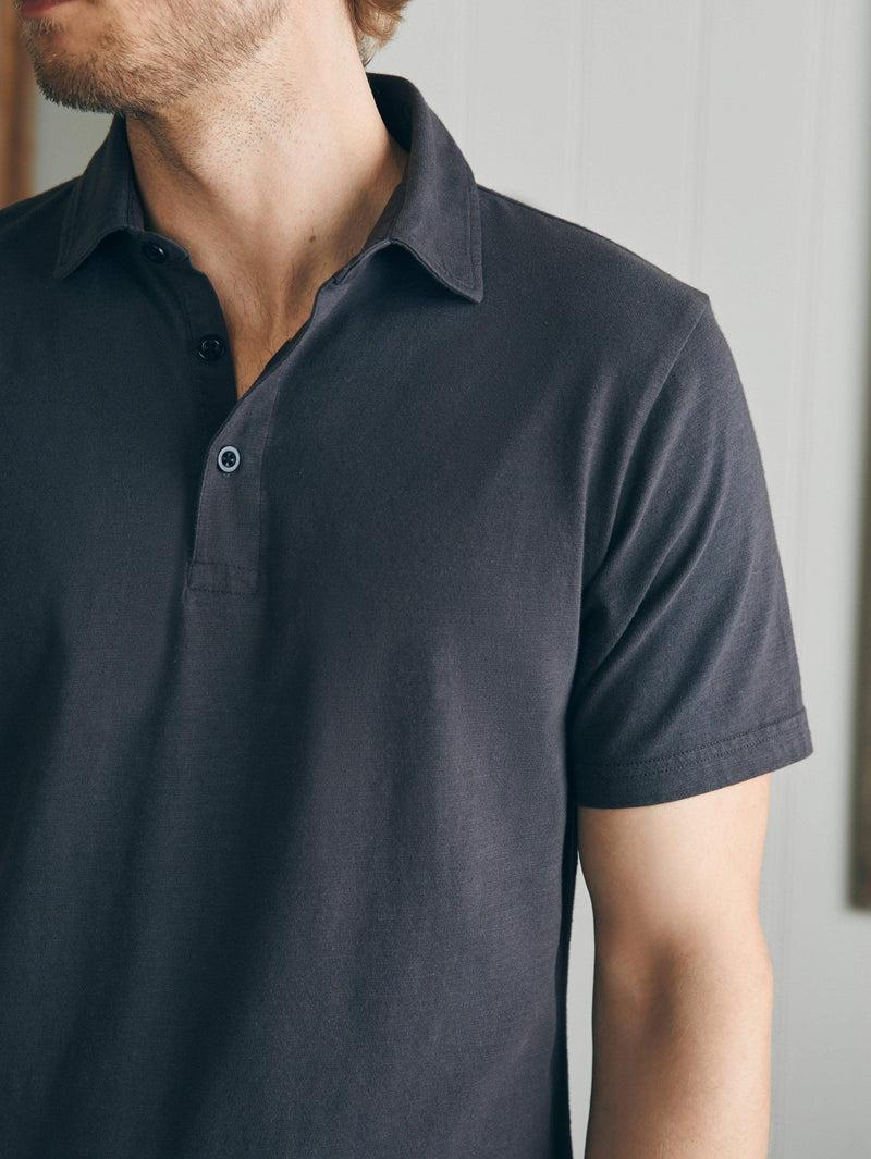 Sunwashed T-Shirt Polo - Washed Black Product Image