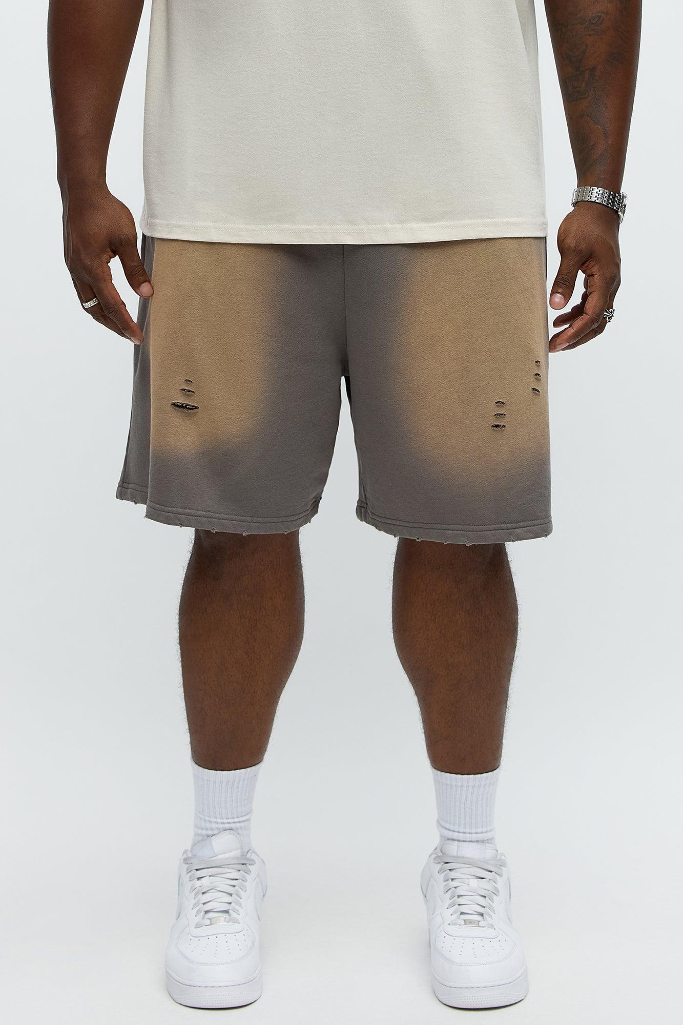 Tyson Dont Fade Relaxed Shorts - Grey Product Image