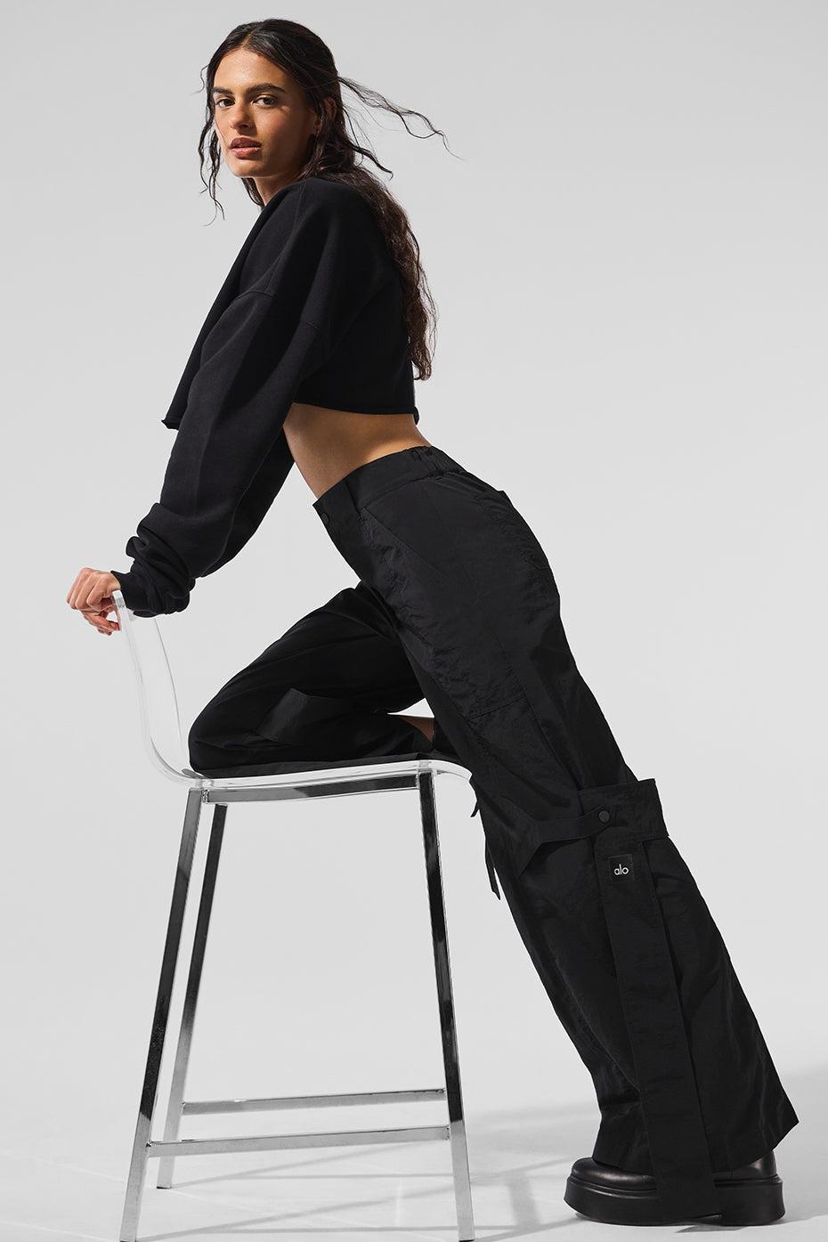 High-Waist Voyager Trouser - Black Product Image